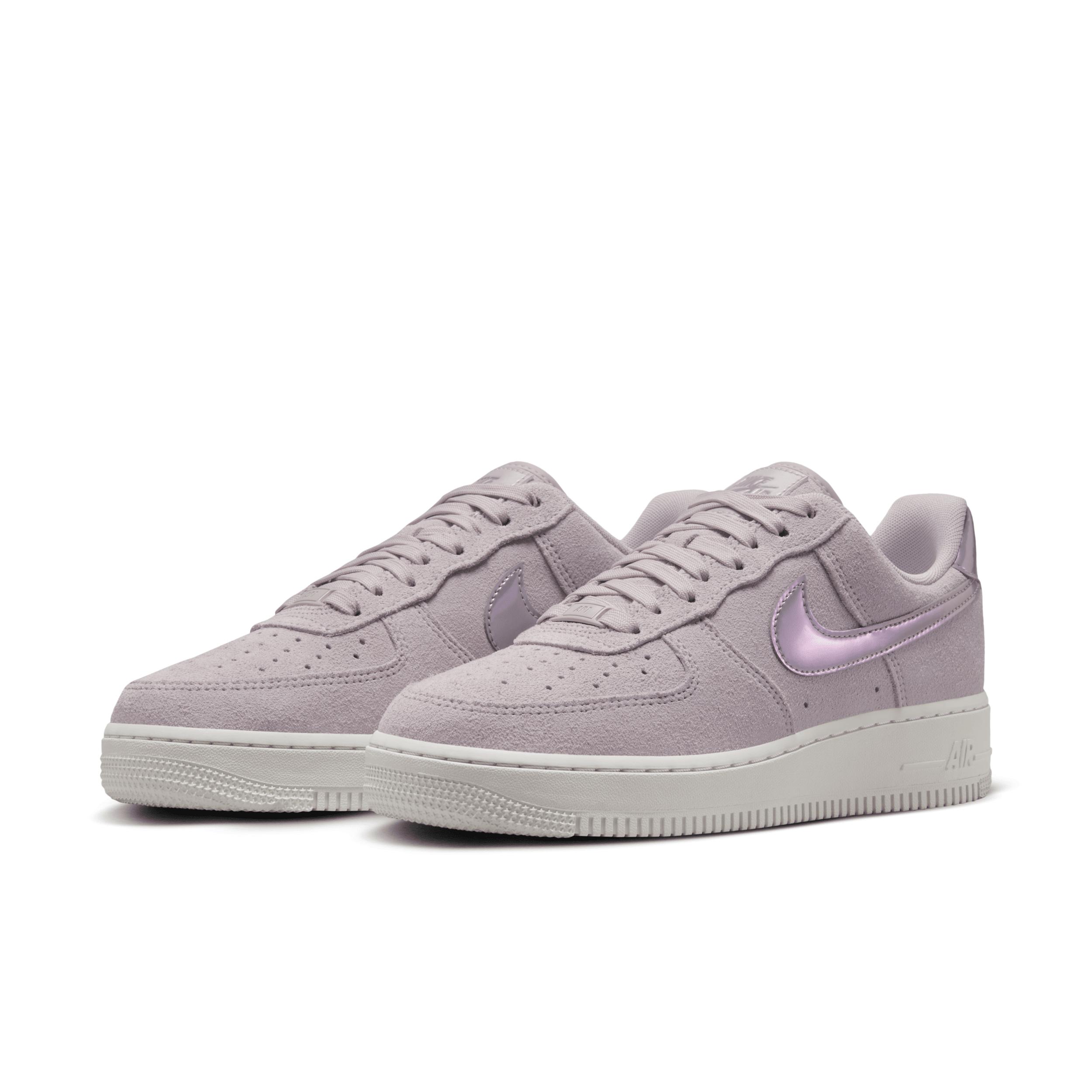 Nike Womens Nike Air Force 1 07 LE Low - Womens Shoes Platinum Violet/Summit White/Light Violet Ore Product Image