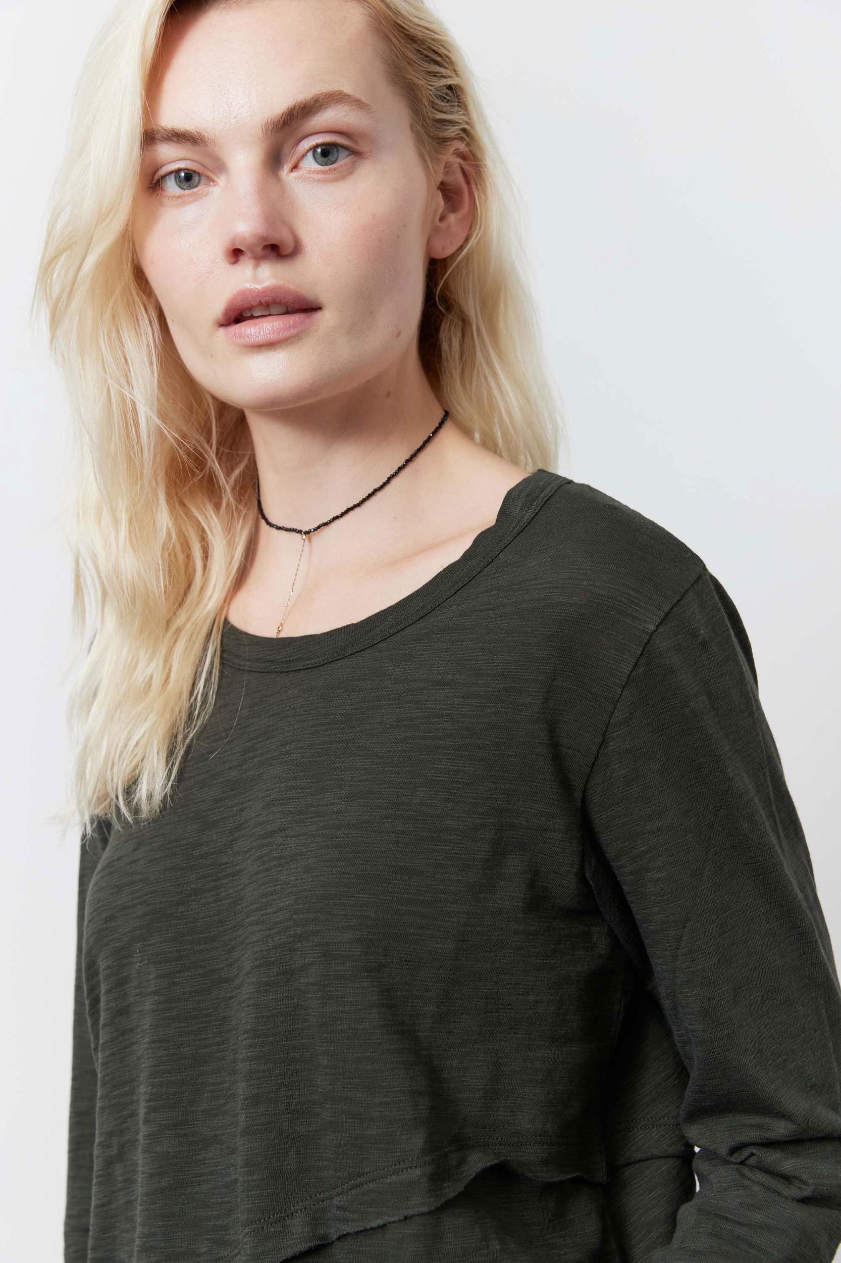 Inner Glow Asymmetric Long Sleeve Top Product Image