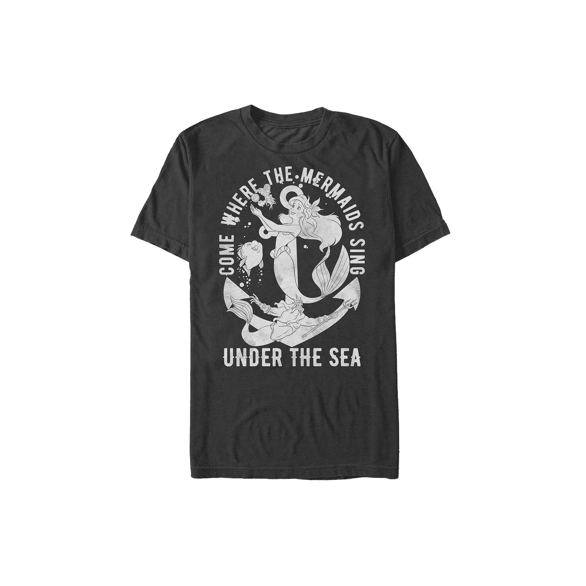 Men's Disney's The Little Mermaid Hip Mermaid Tee,  Product Image
