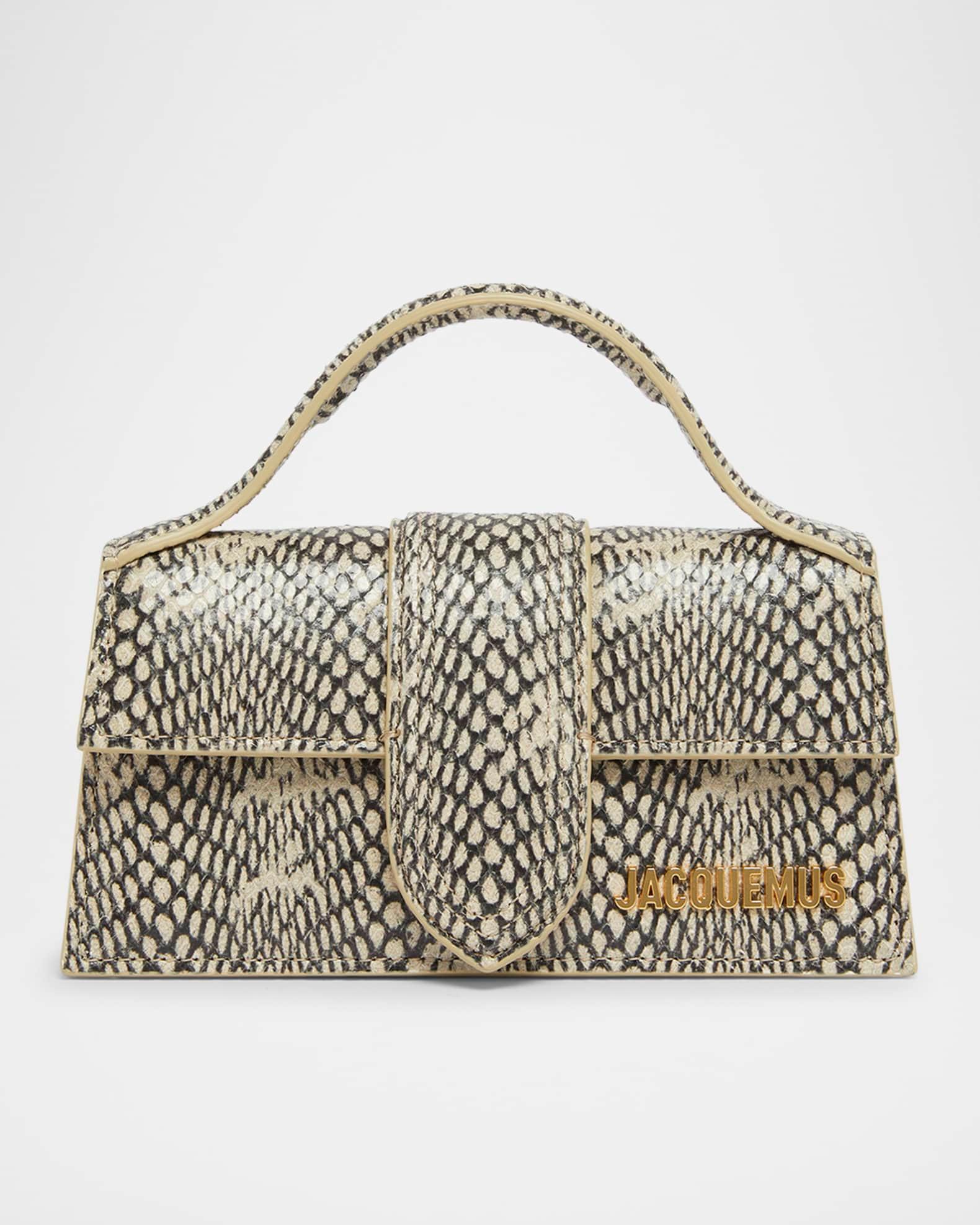 Le Bambino Snakeskin Leather Crossbody Bag Product Image