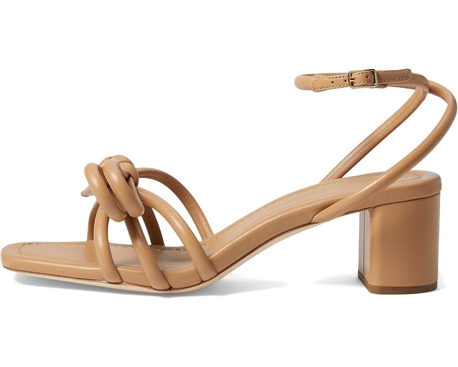 Dahlia Pleated Knot Mule with Ankle Strap Product Image