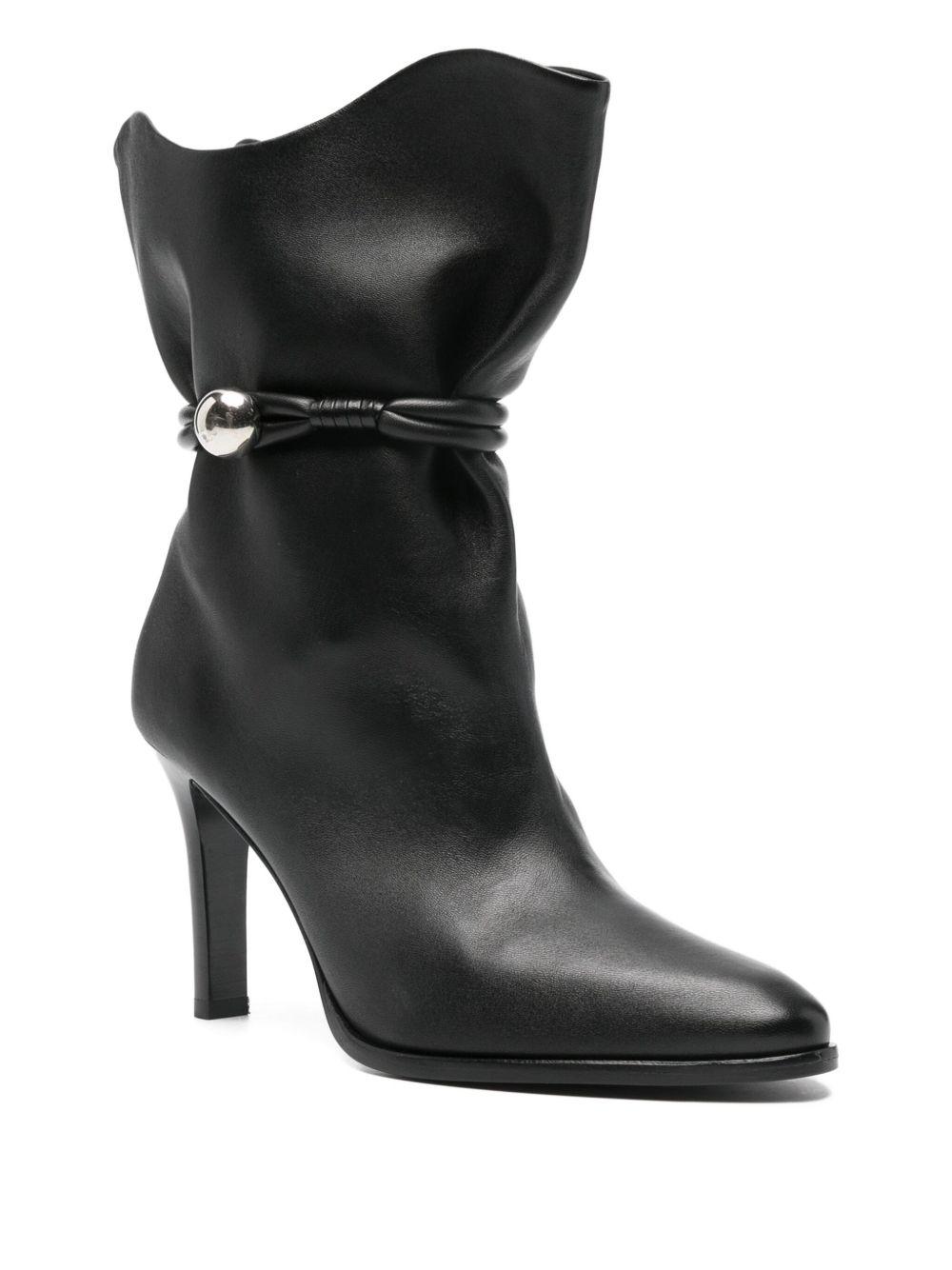 ankle leather boots Product Image