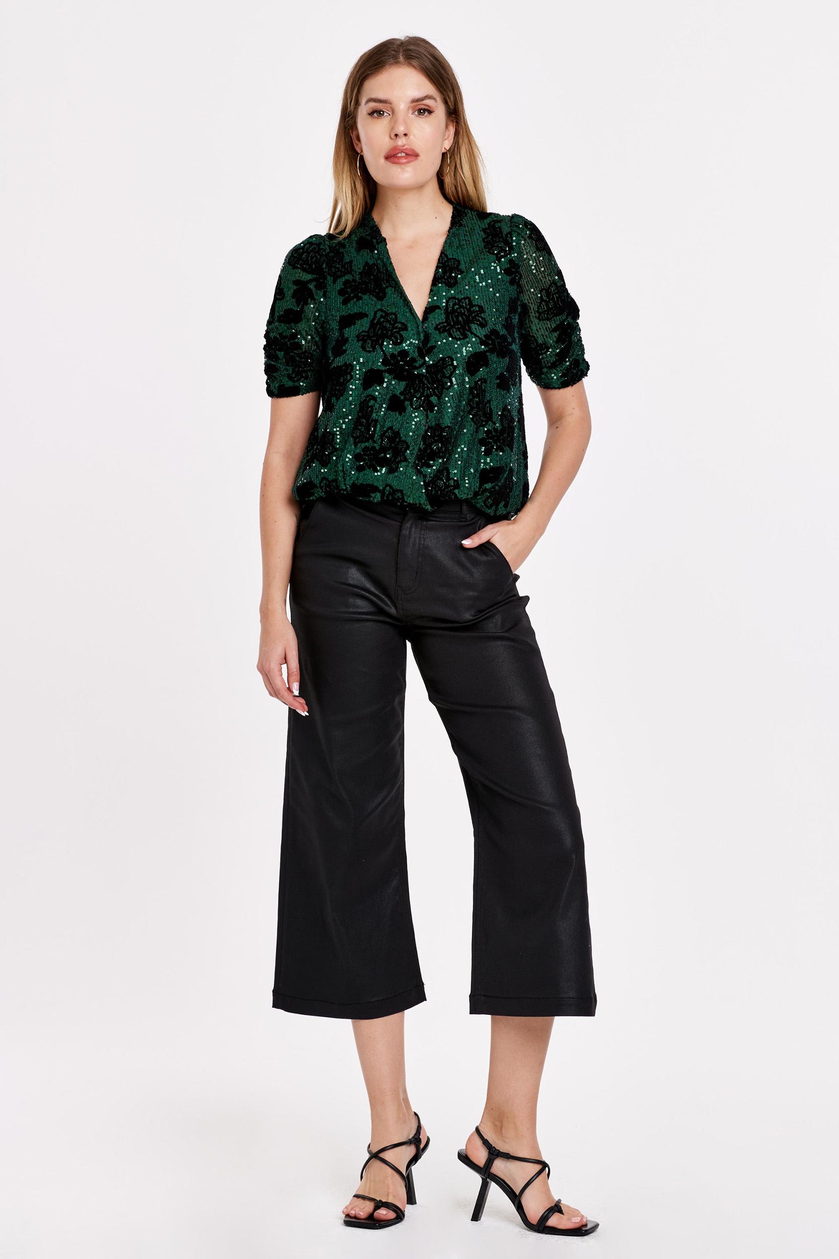 Yazmin Sparkling Lily Sequin Top Product Image