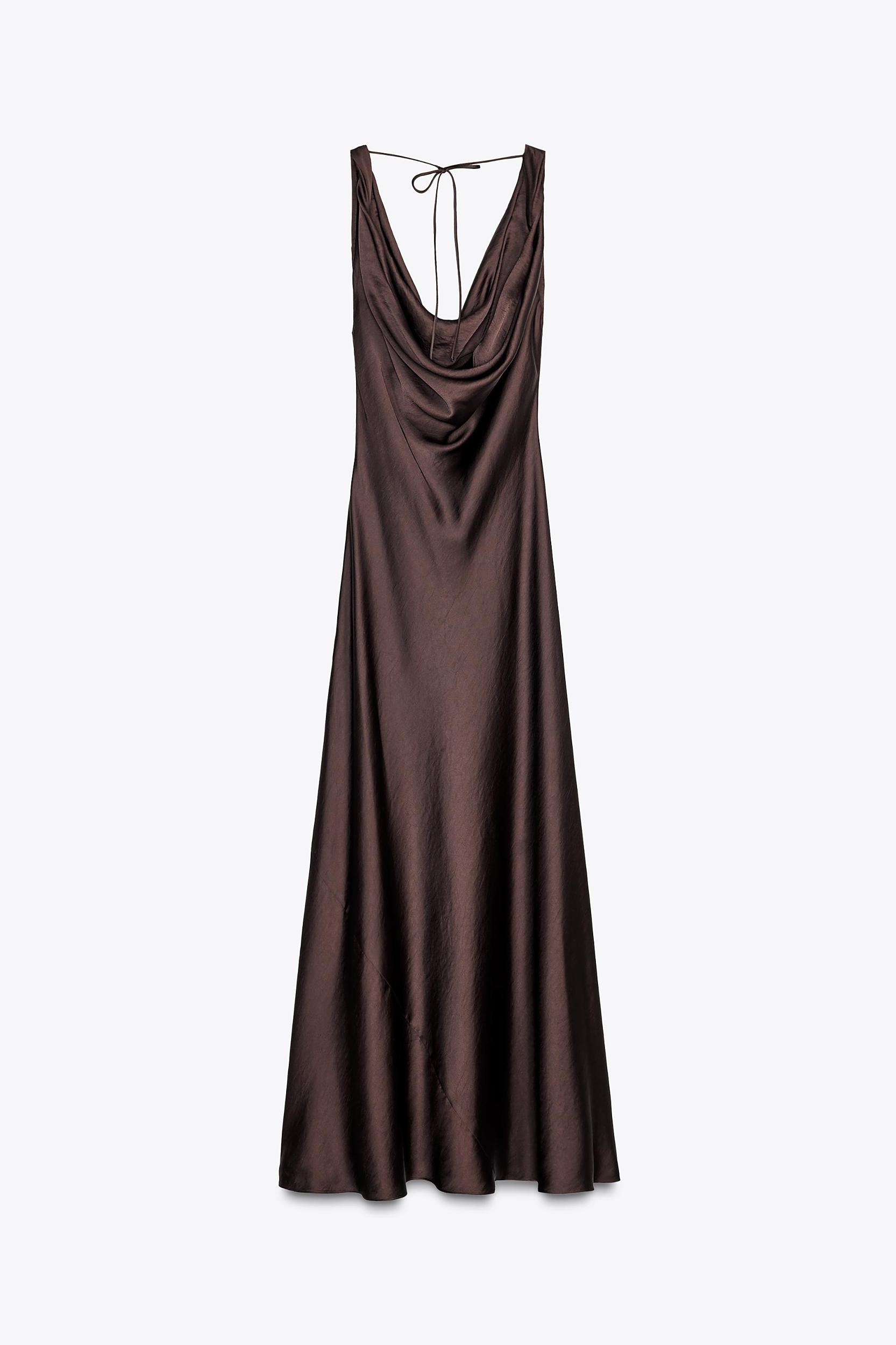 ZW COLLECTION SATIN LONG DRESS Product Image