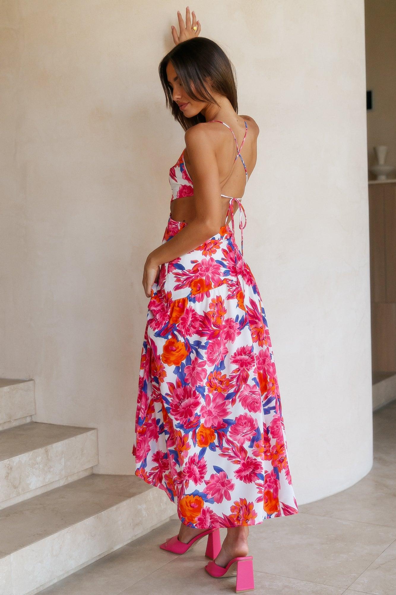Find Your Paradise Maxi Dress Floral Product Image
