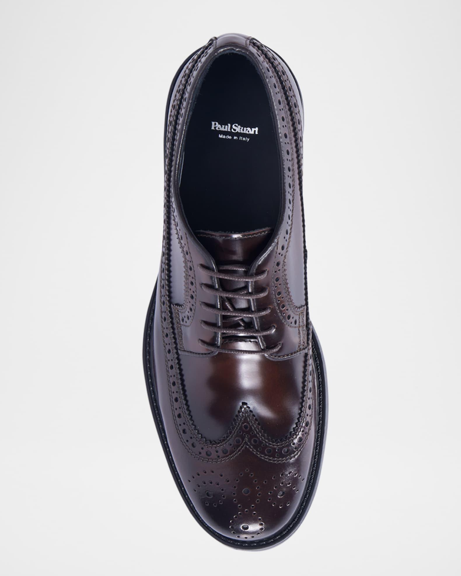Men's Maxwell Wingtip Brogue Leather Derby Shoes Product Image