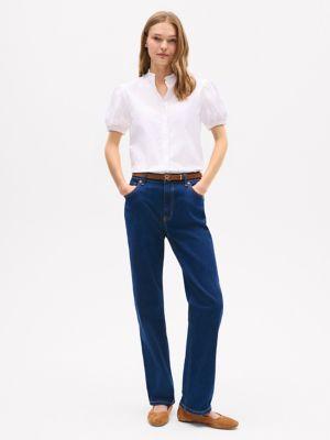 Puff-Sleeve Shirt Product Image