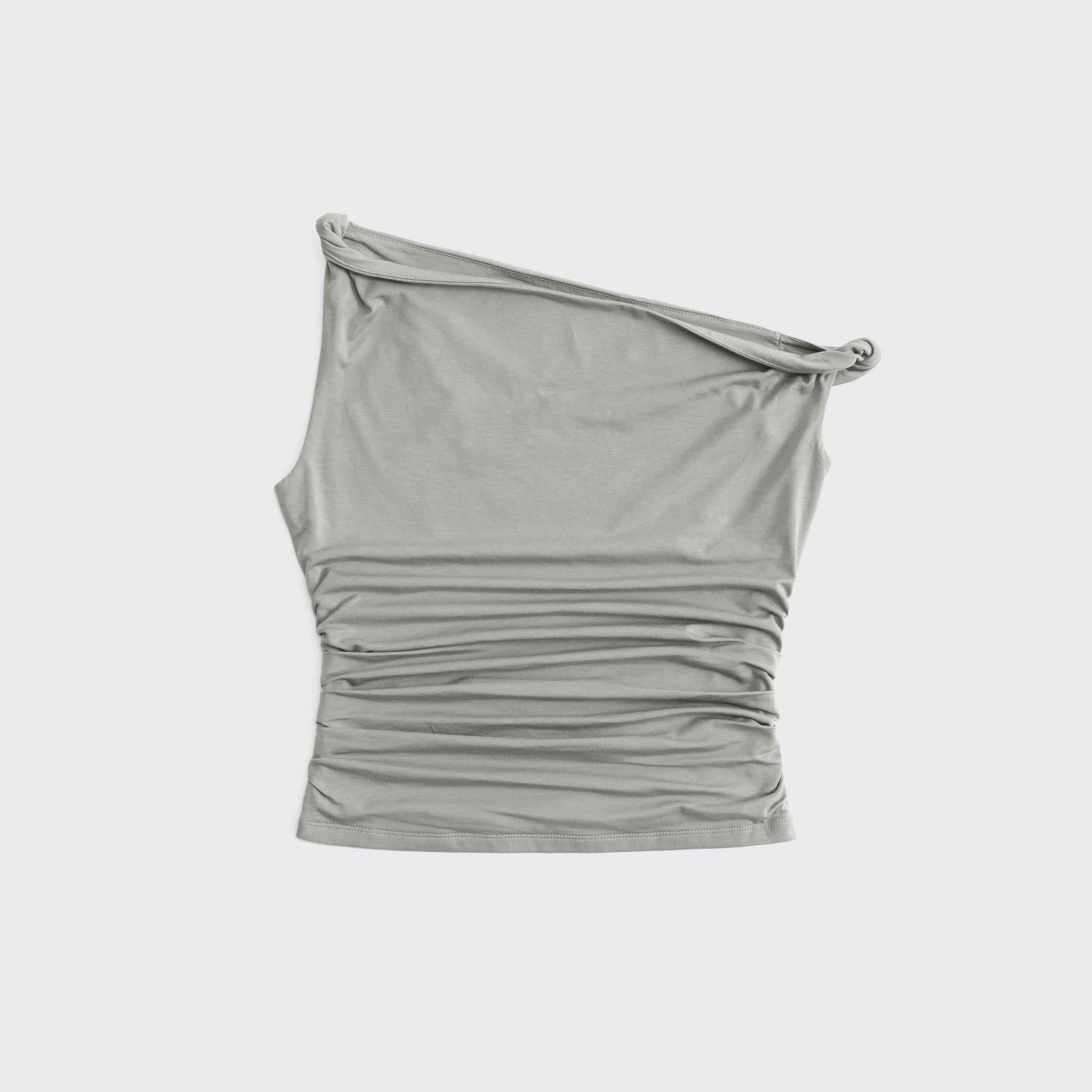 Asymmetrical Mesh Twist Top Product Image