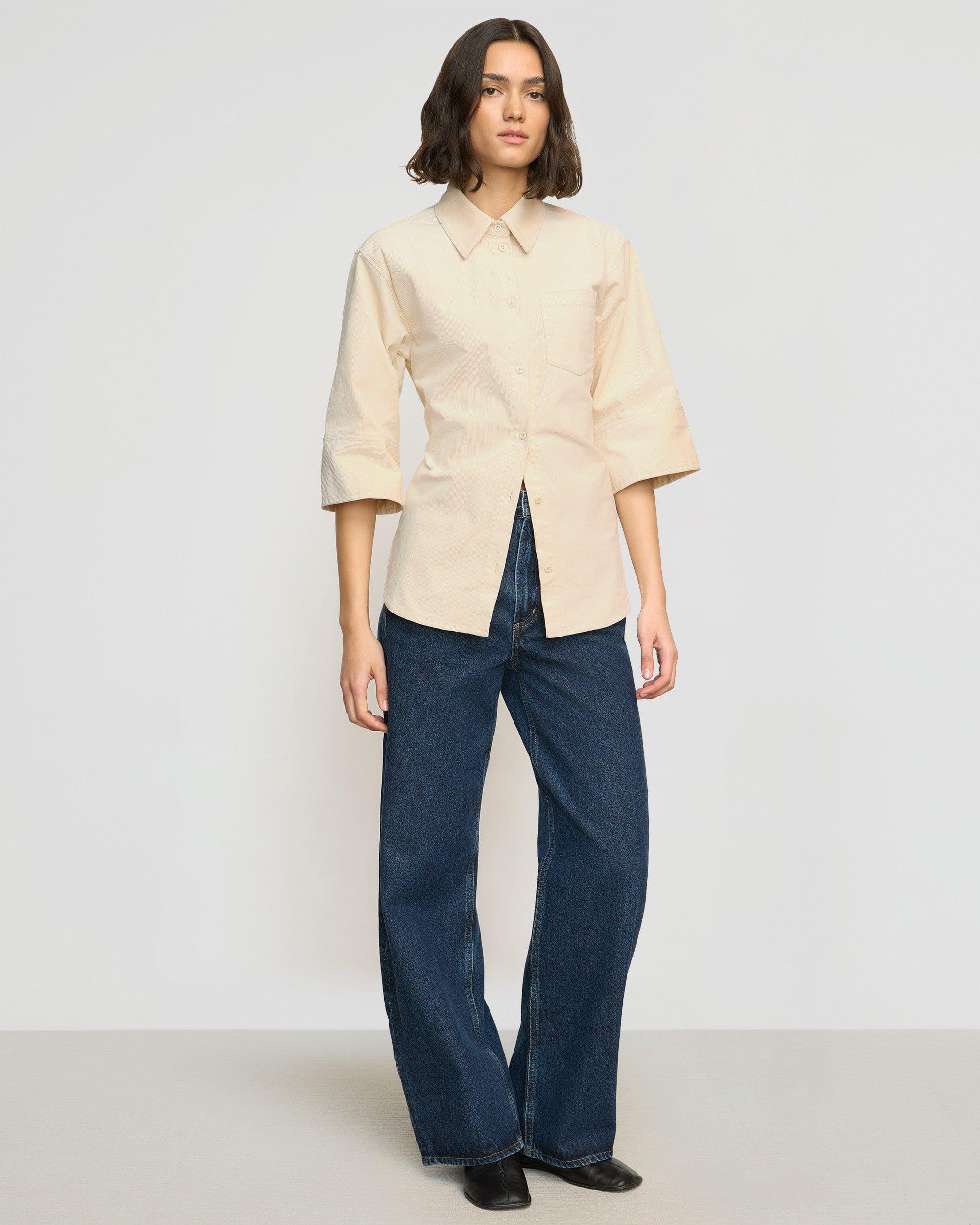 Remi Corduroy Button Shirt Product Image