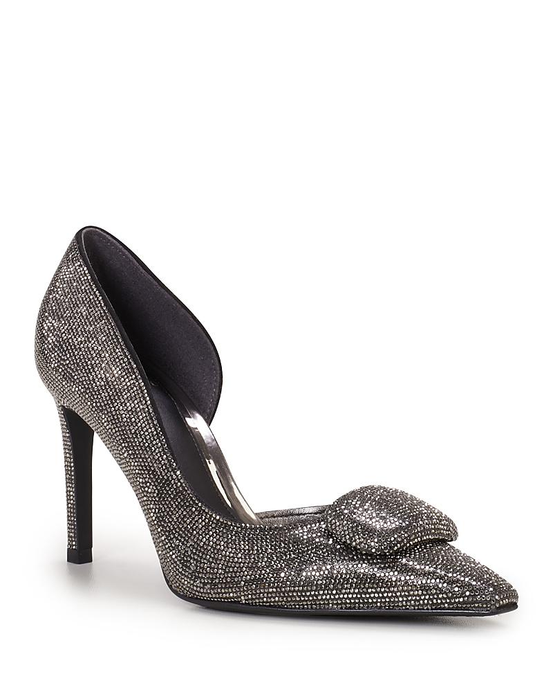 Vince Camuto Womens Emelia Pointed Toe Pave Embellished High Heel Dress Pumps Product Image