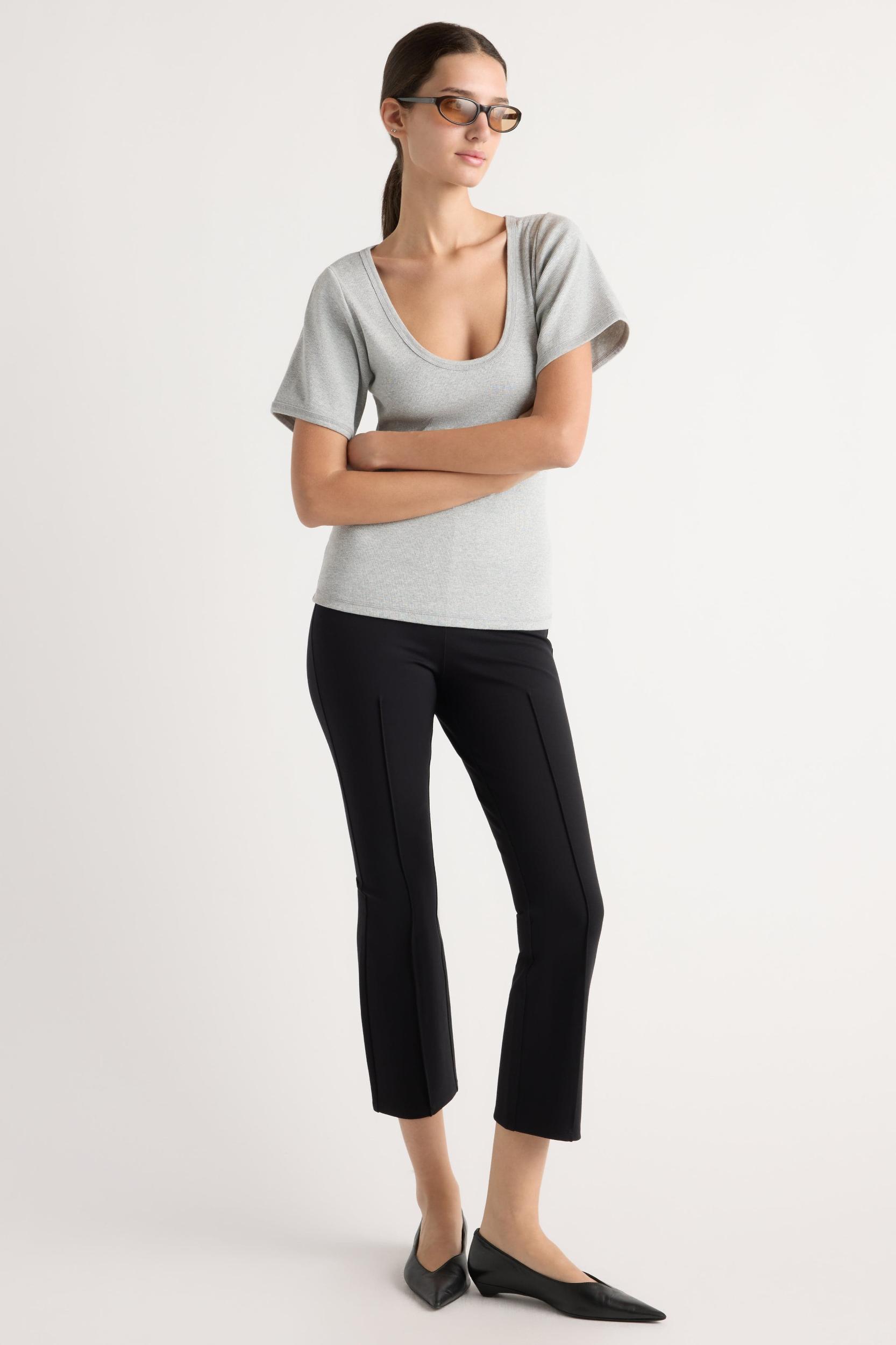Tez Kick-Flare Ponte Stretch Pant Product Image