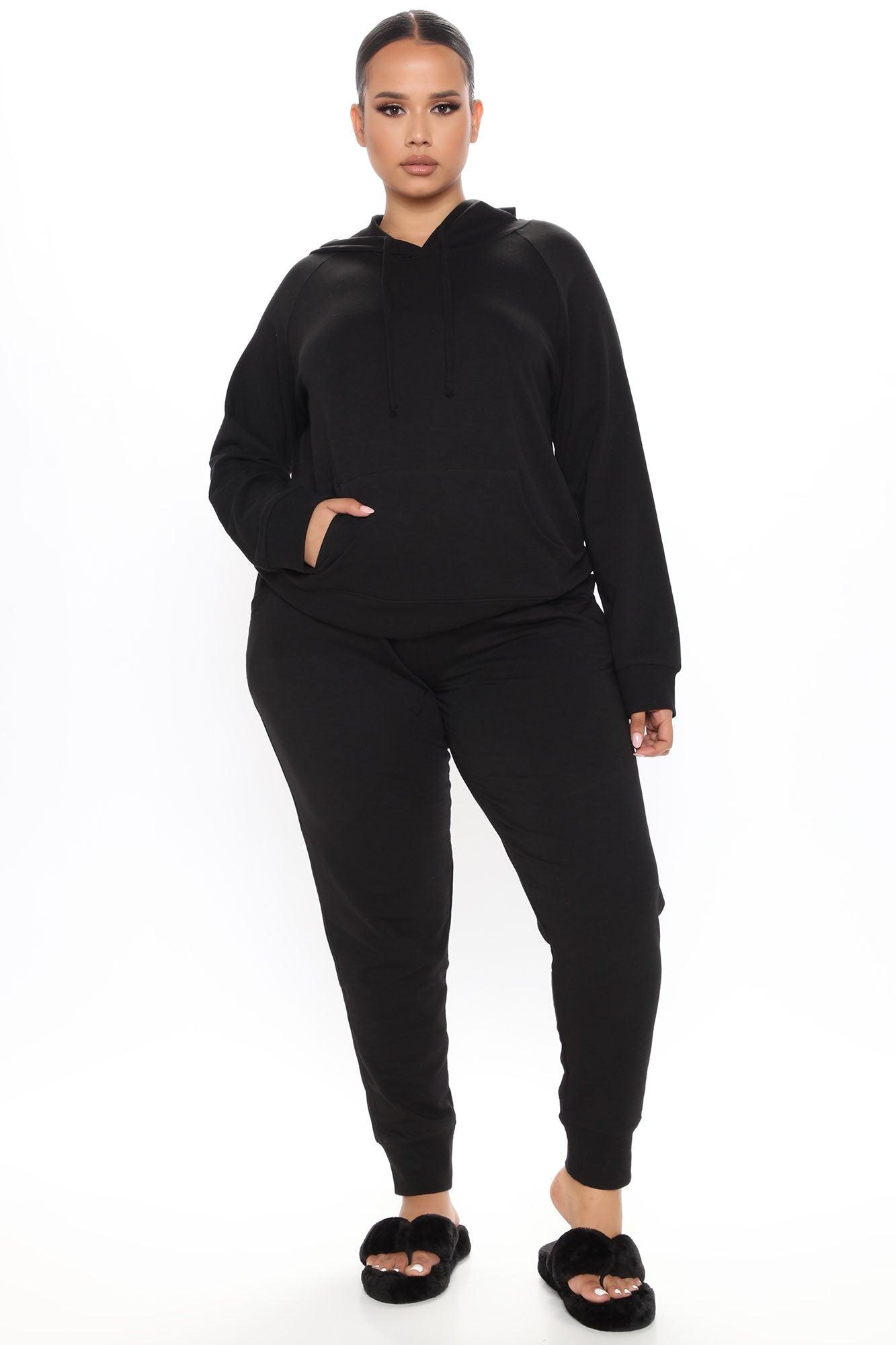 Latest And Greatest French Terry Jogger - Black Product Image