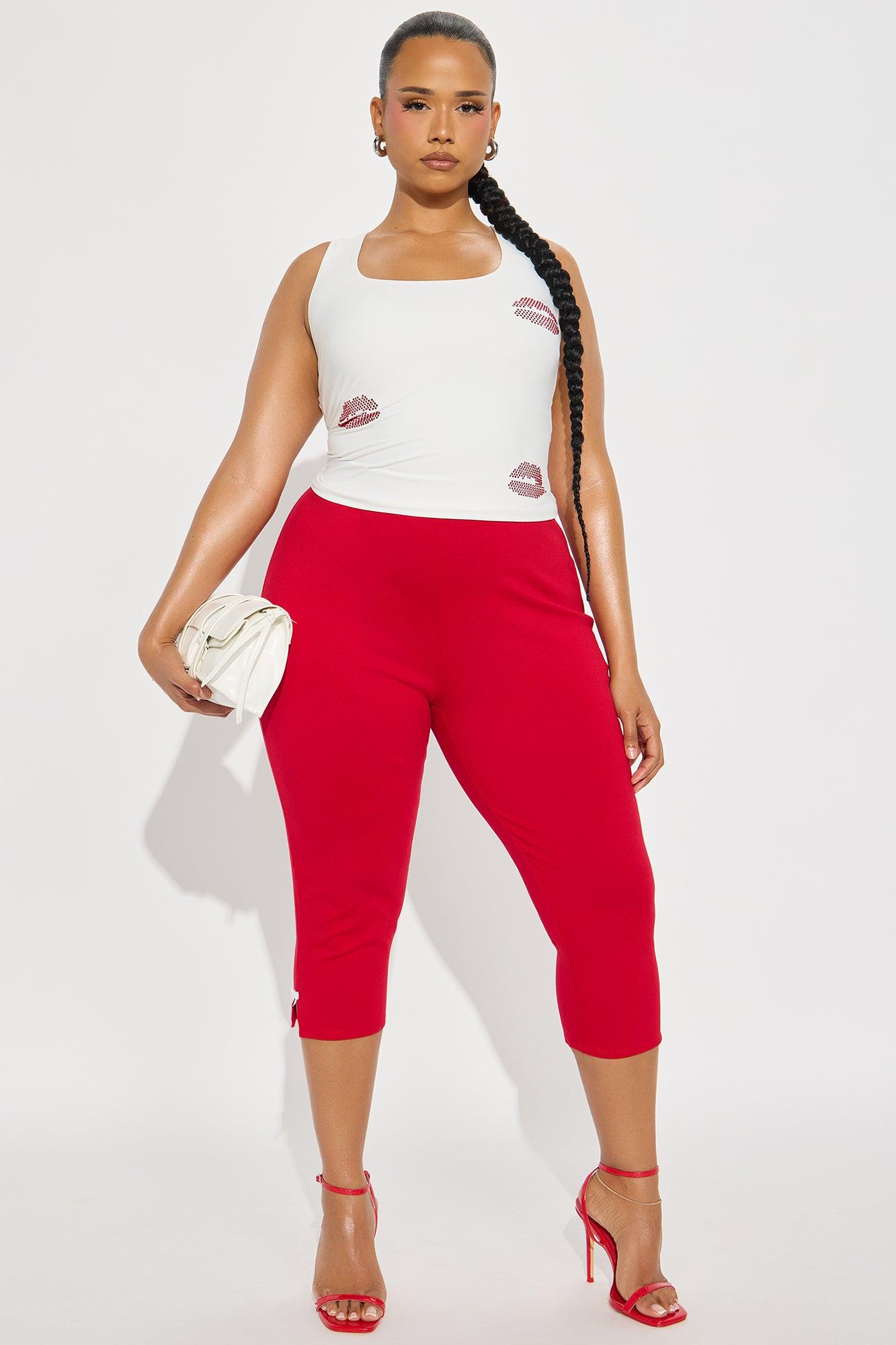 First Kiss Embellished Rhinestone Tank Top - White Product Image