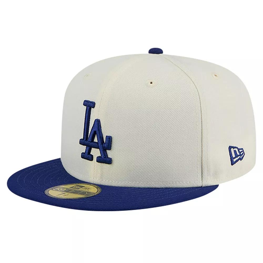 New Era Mens New Era Dodgers Evergreen Chrome 59FIFTY Fitted Hat - Mens Product Image
