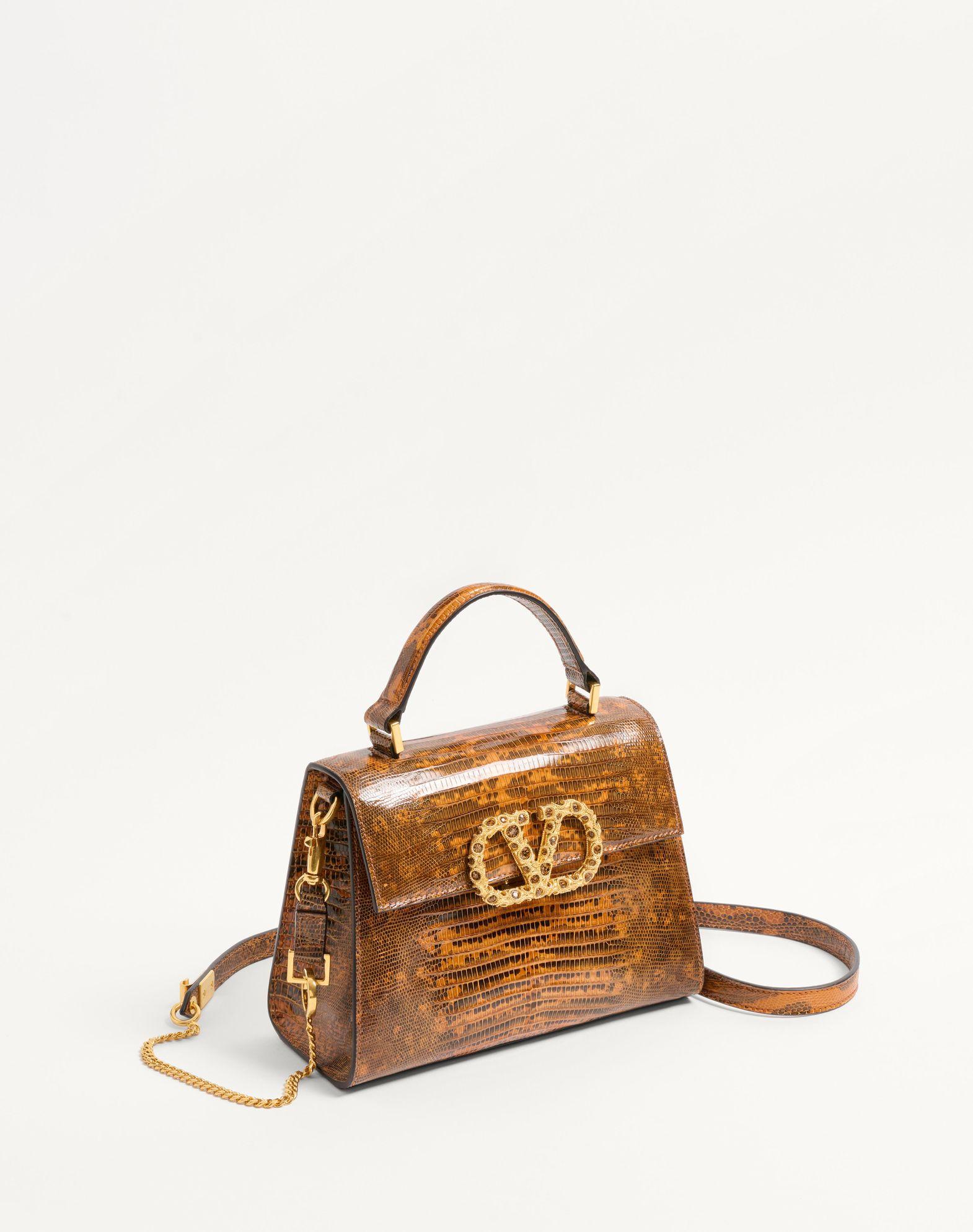 Valentino Garavani Vsling Small Handbag In Tejus With Jewel Logo Product Image