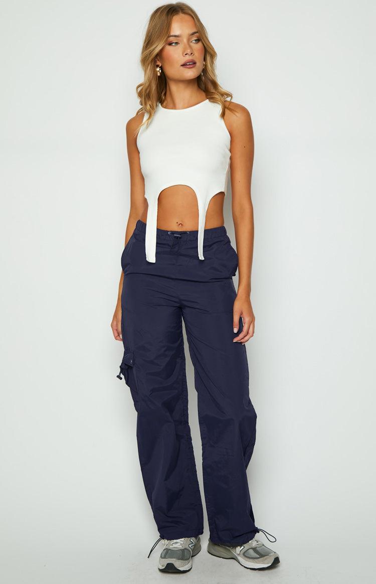 Bronx Navy Drawcord Cargo Pants Baby Product Image