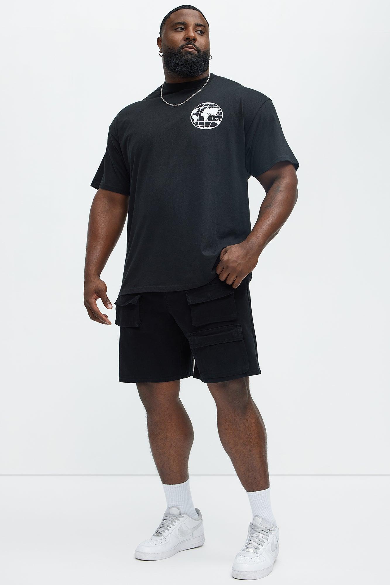 Bobby Twill Cargo Shorts - Black Product Image