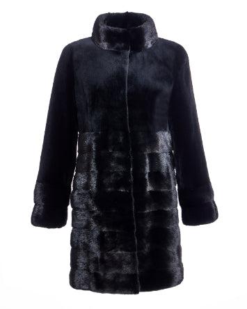 Sheared & Long Hair Mink Coat Product Image