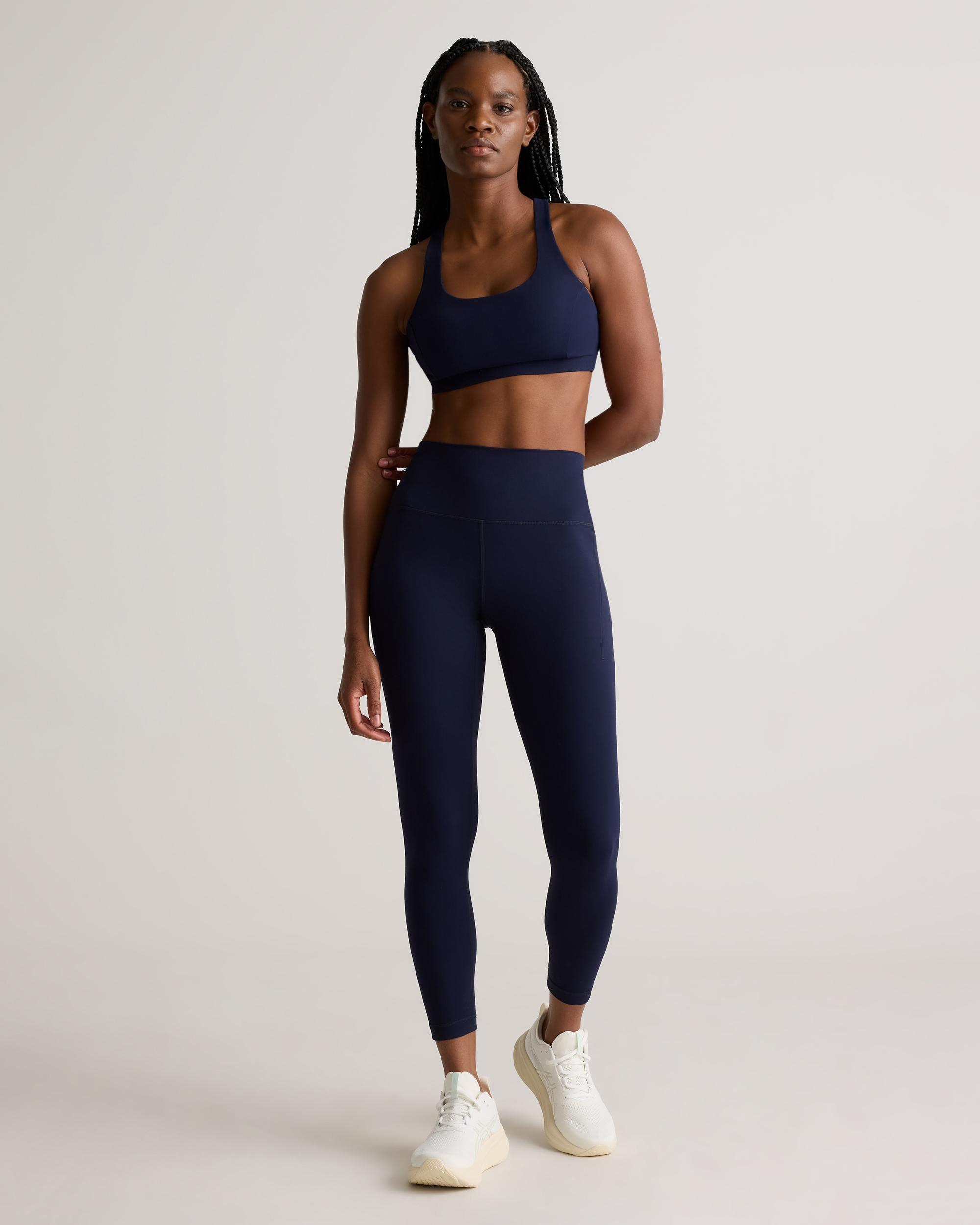 Quince | Women's Power-Up Strappy Sports Bra Nylon/Spandex Product Image