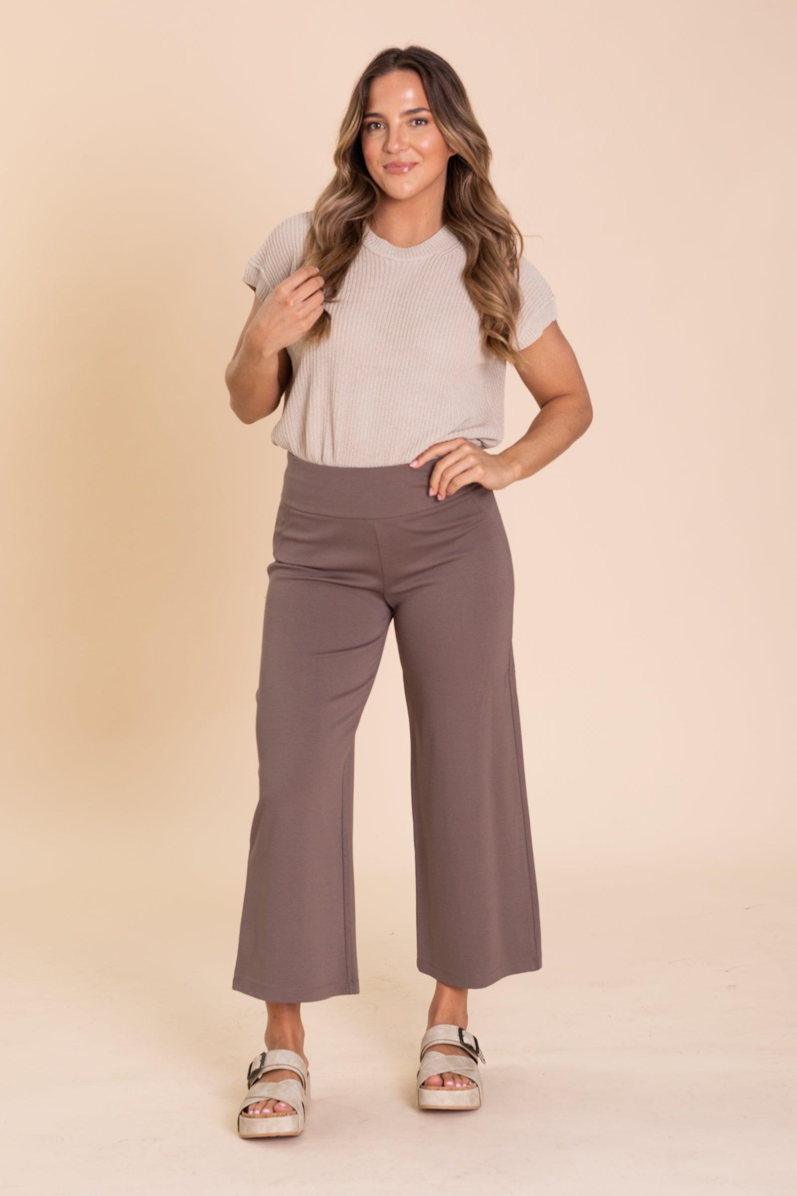 The Magic Cropped Wide Leg Pant Product Image