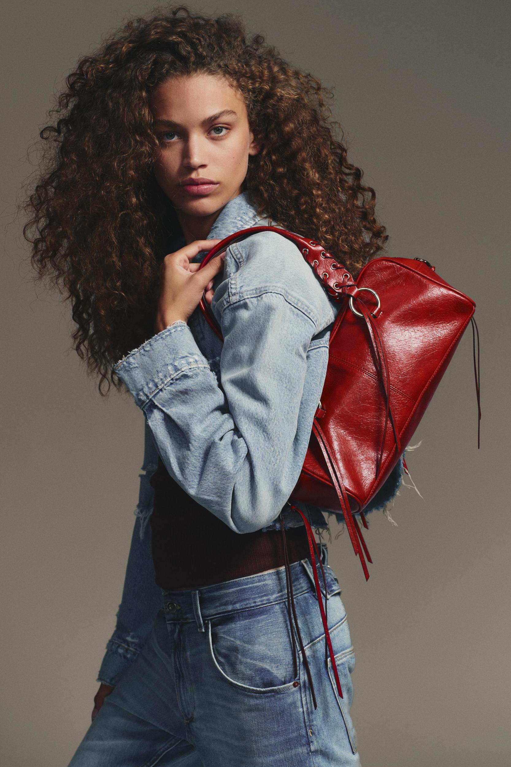 CRACKLED BOWLING BAG Product Image