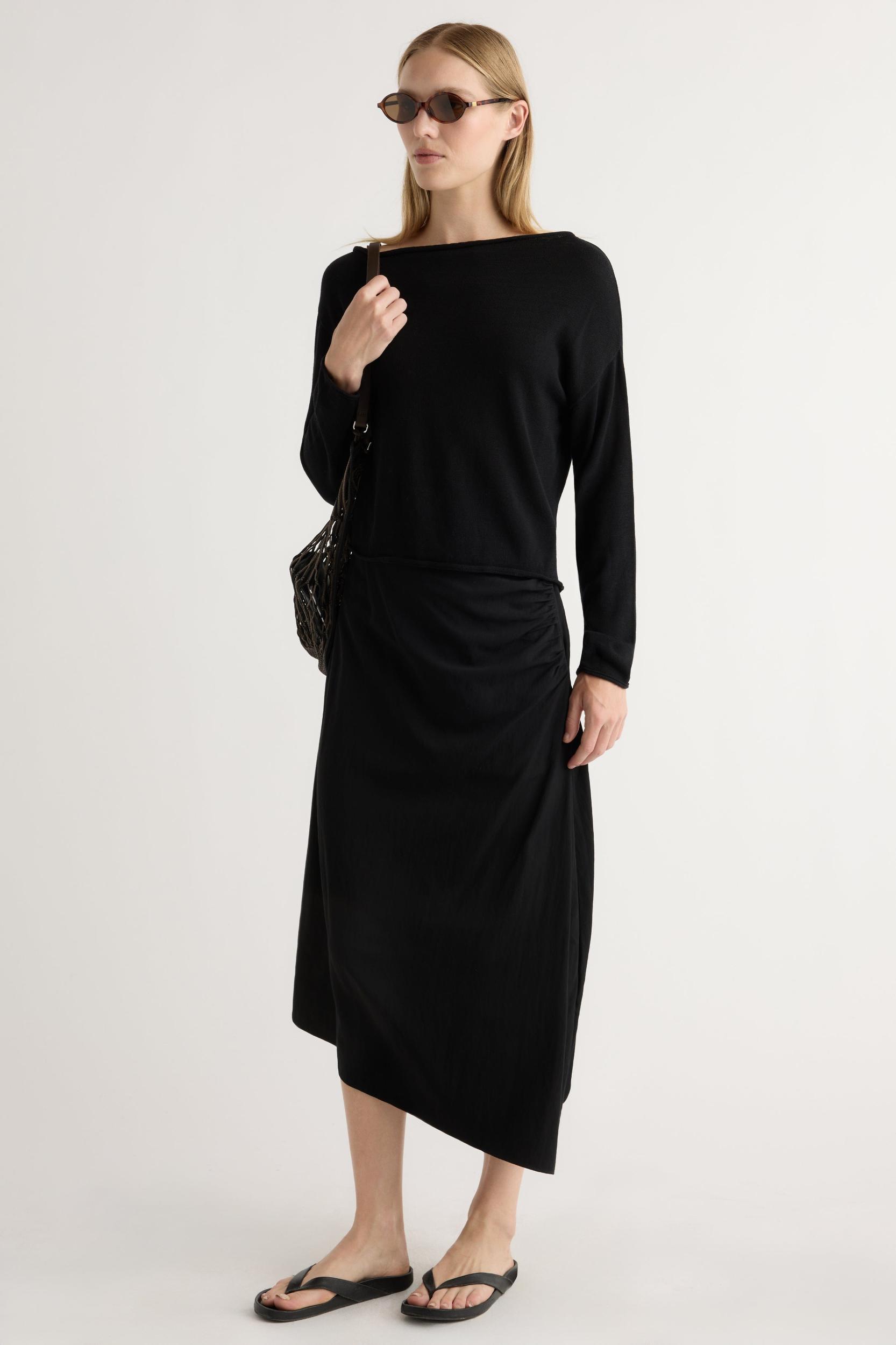 Hachi Tencel-Wool Off-Shoulder Sweater Product Image