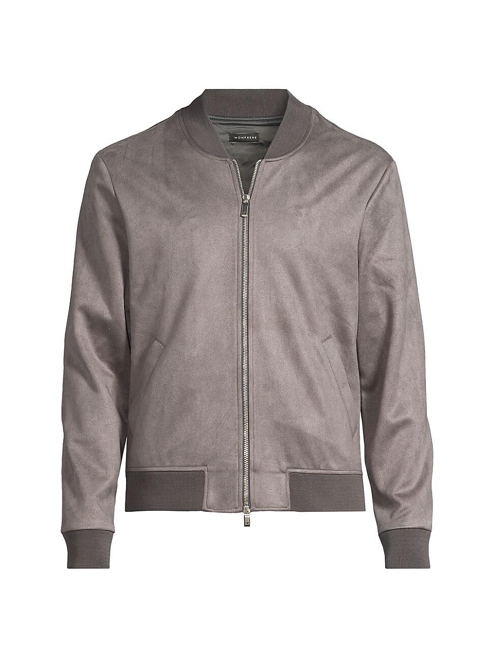 Mens Maverick Carbon Faux Suede Jacket Product Image