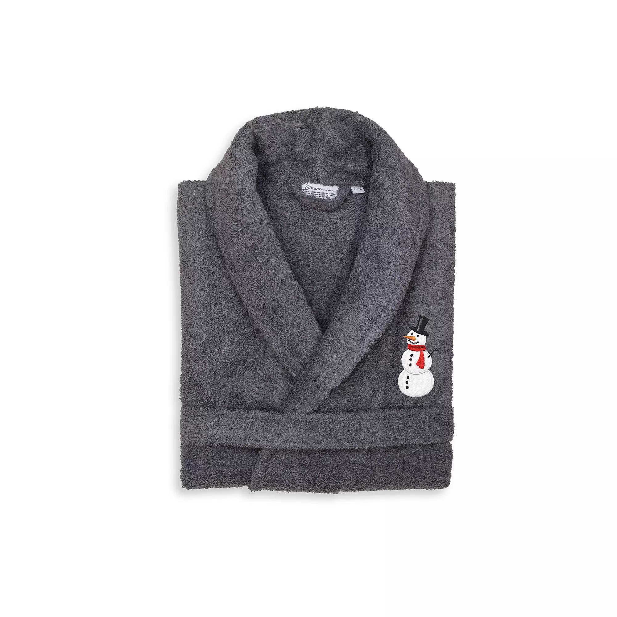 Linum Home Textiles Turkish Cotton Personalized Unisex Terry Cloth Bathrobe, Adult Unisex,  Product Image