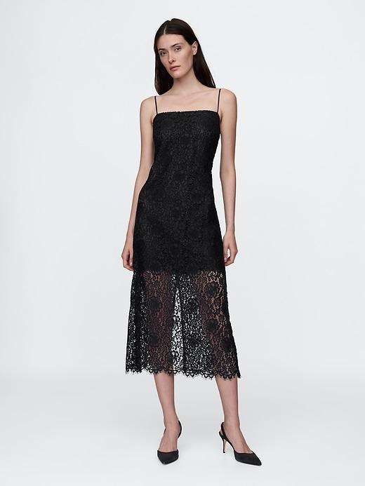 Lace Midi Dress Product Image