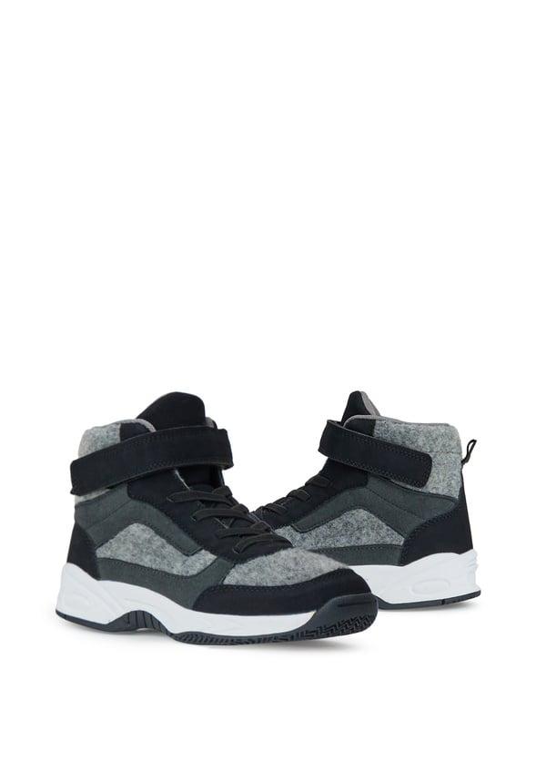 JustFab Margaux Platform Loafer Pump Womens Black/ White Size 8.5 Product Image