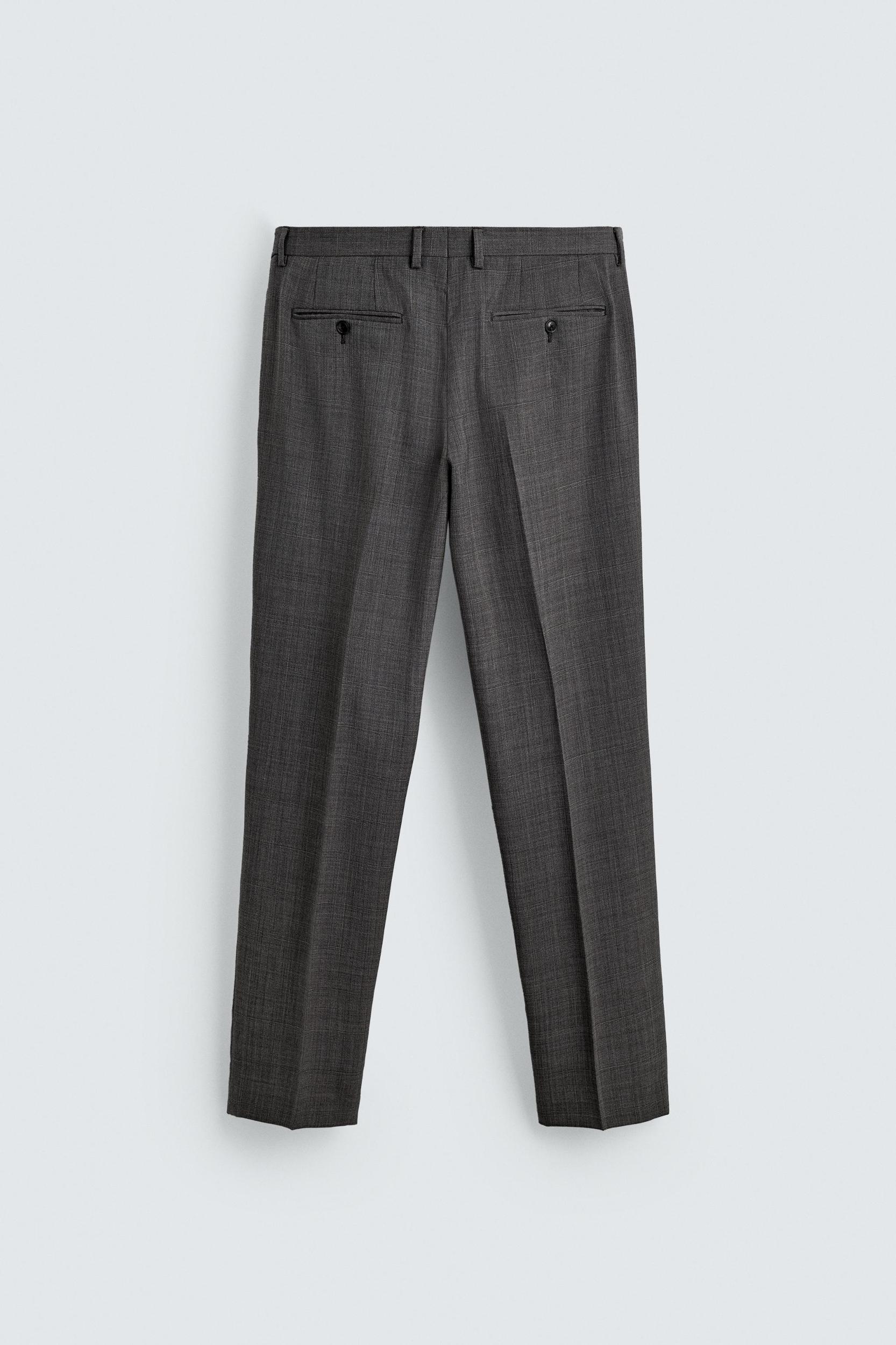 PLAID SUIT PANTS Product Image