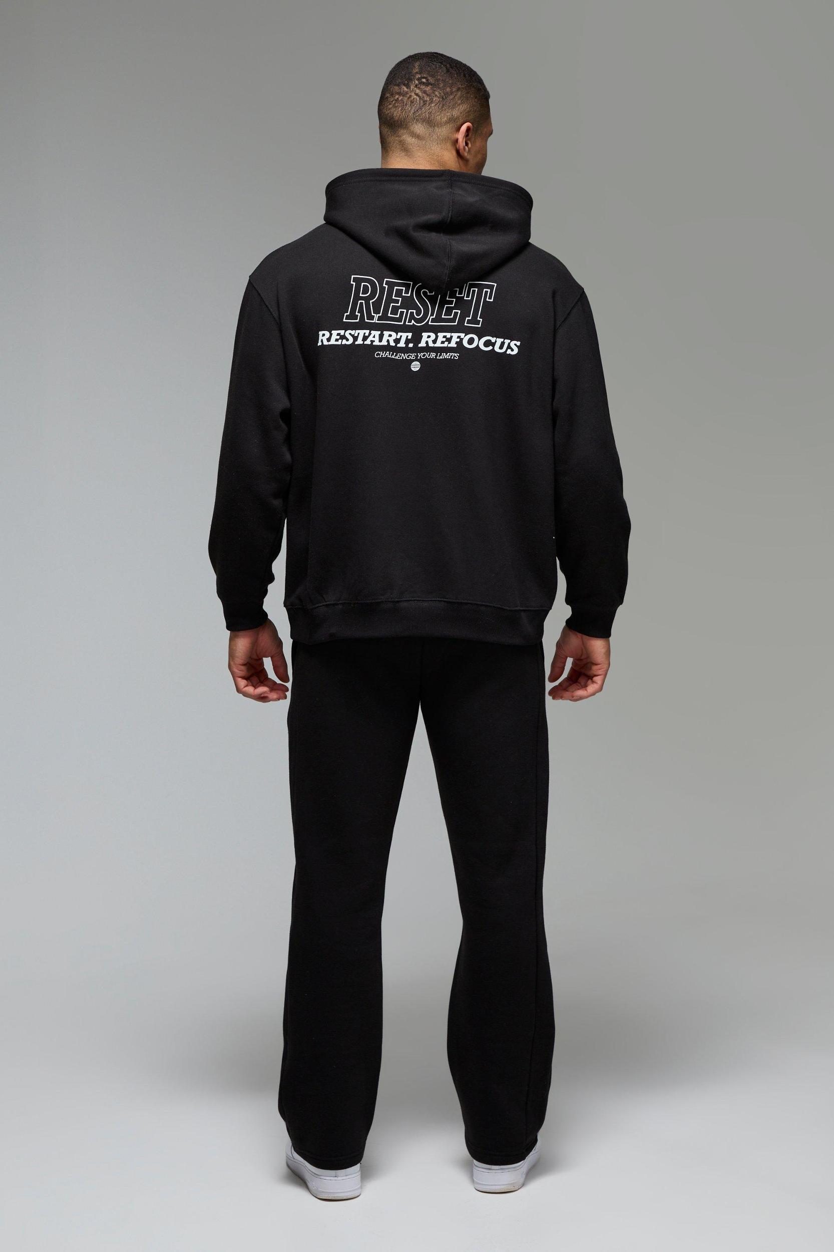 Man Active Reset Oversized Hoodie | boohooMAN USA Product Image