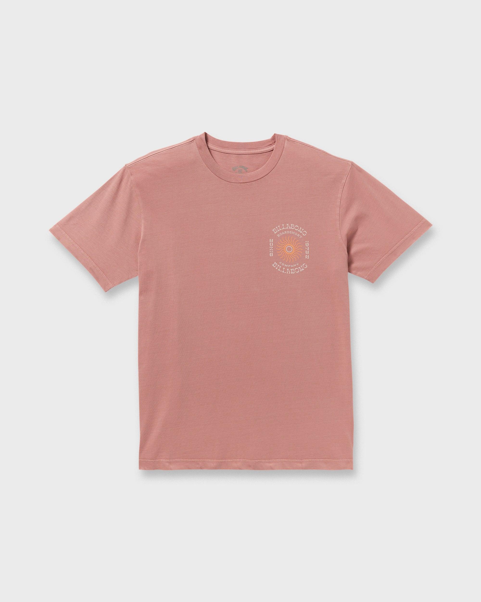 Sunrise Premium Wave Wash Short Sleeve T-Shirt - Dusty Rose Male Product Image