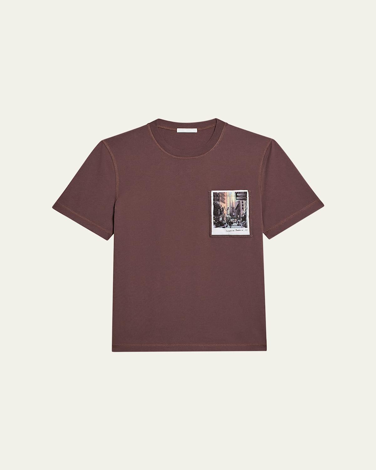 Mens Manhattan Postcard T-Shirt Product Image
