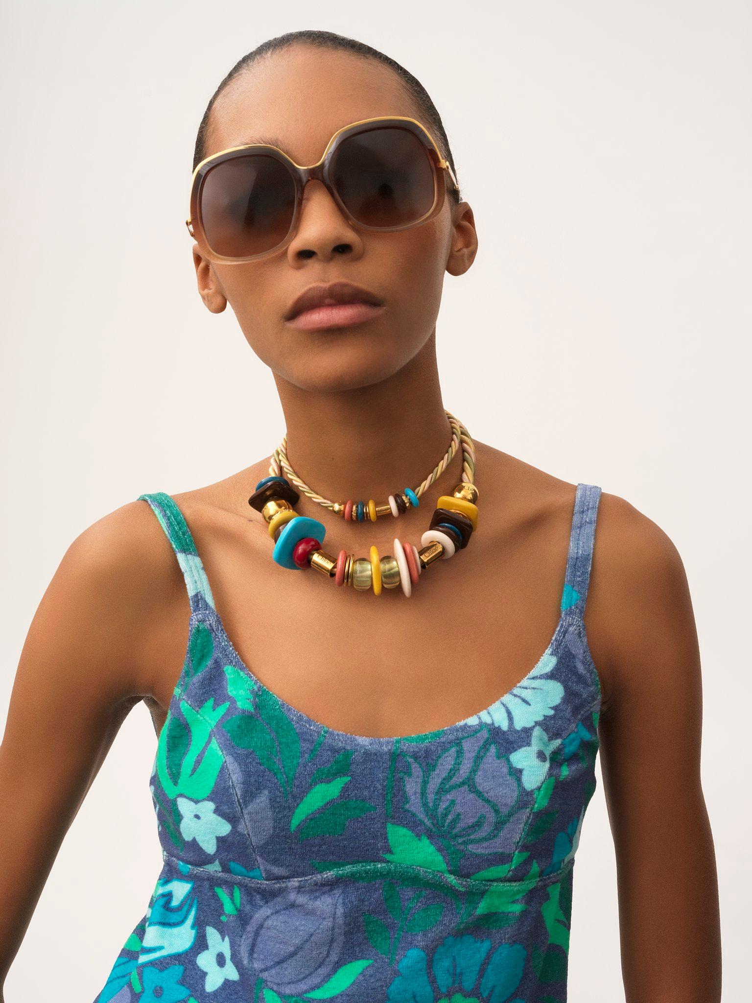 Thin-strap mini dress in cotton jersey Product Image