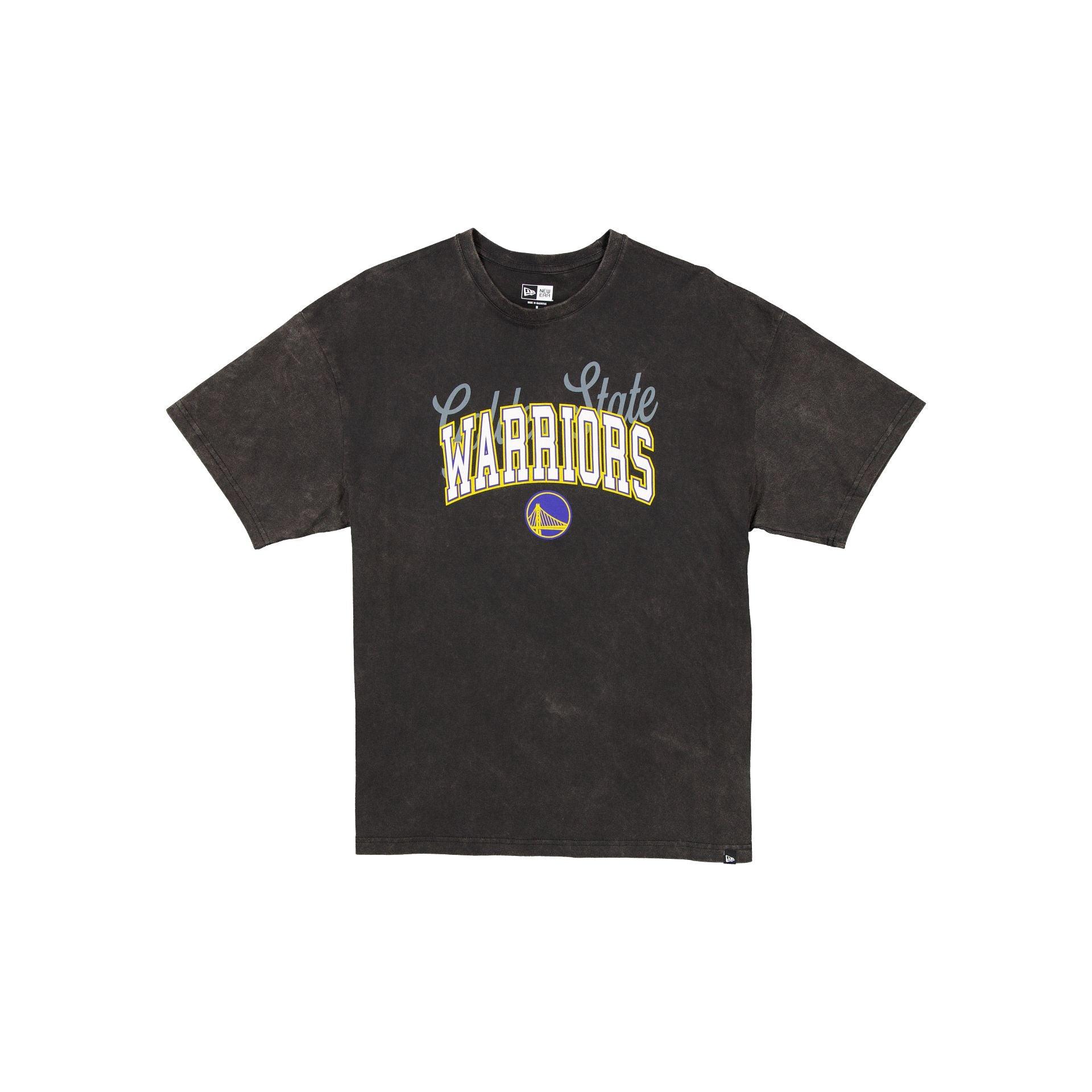 Golden State Warriors Women's Oversized Washed Black T-Shirt Female Product Image