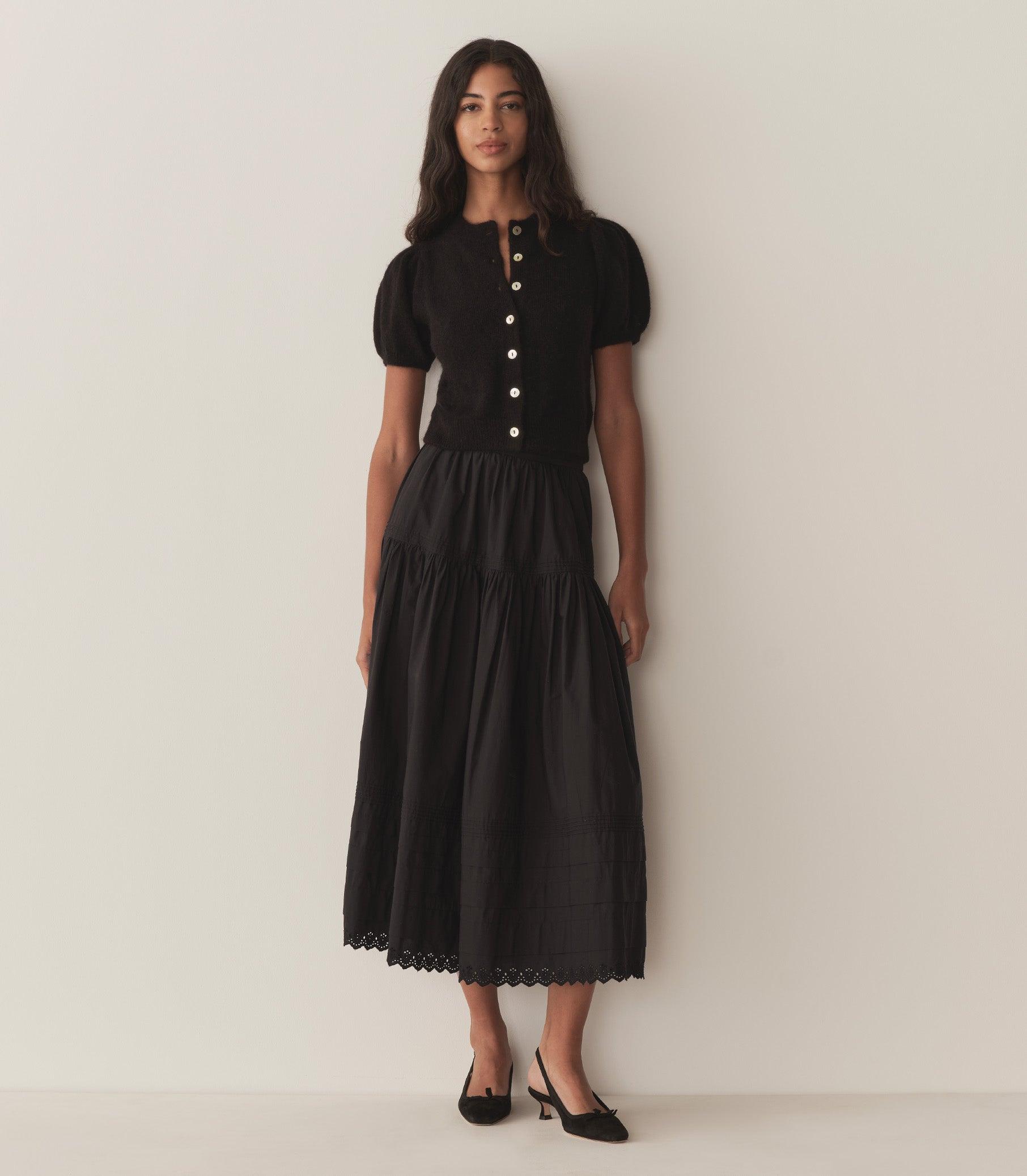 ANISA CARDIGAN -- BLACK Product Image