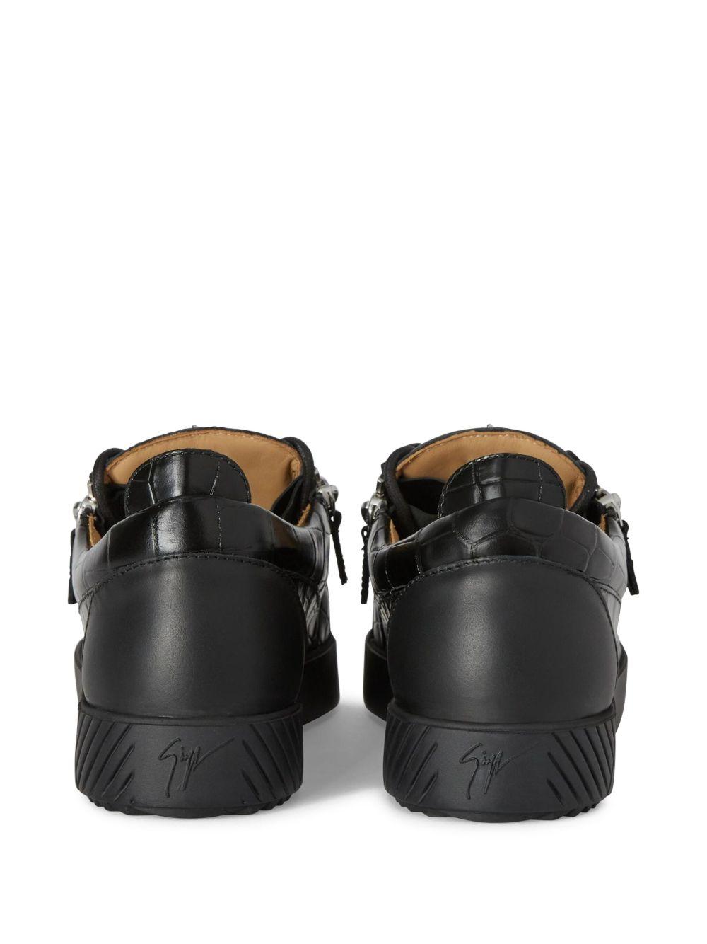 Frankie double-zip low-top sneakers Product Image