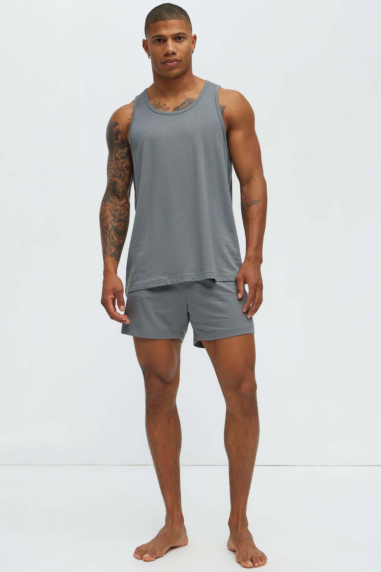 Essential Modal Boxer - Slate Grey Product Image