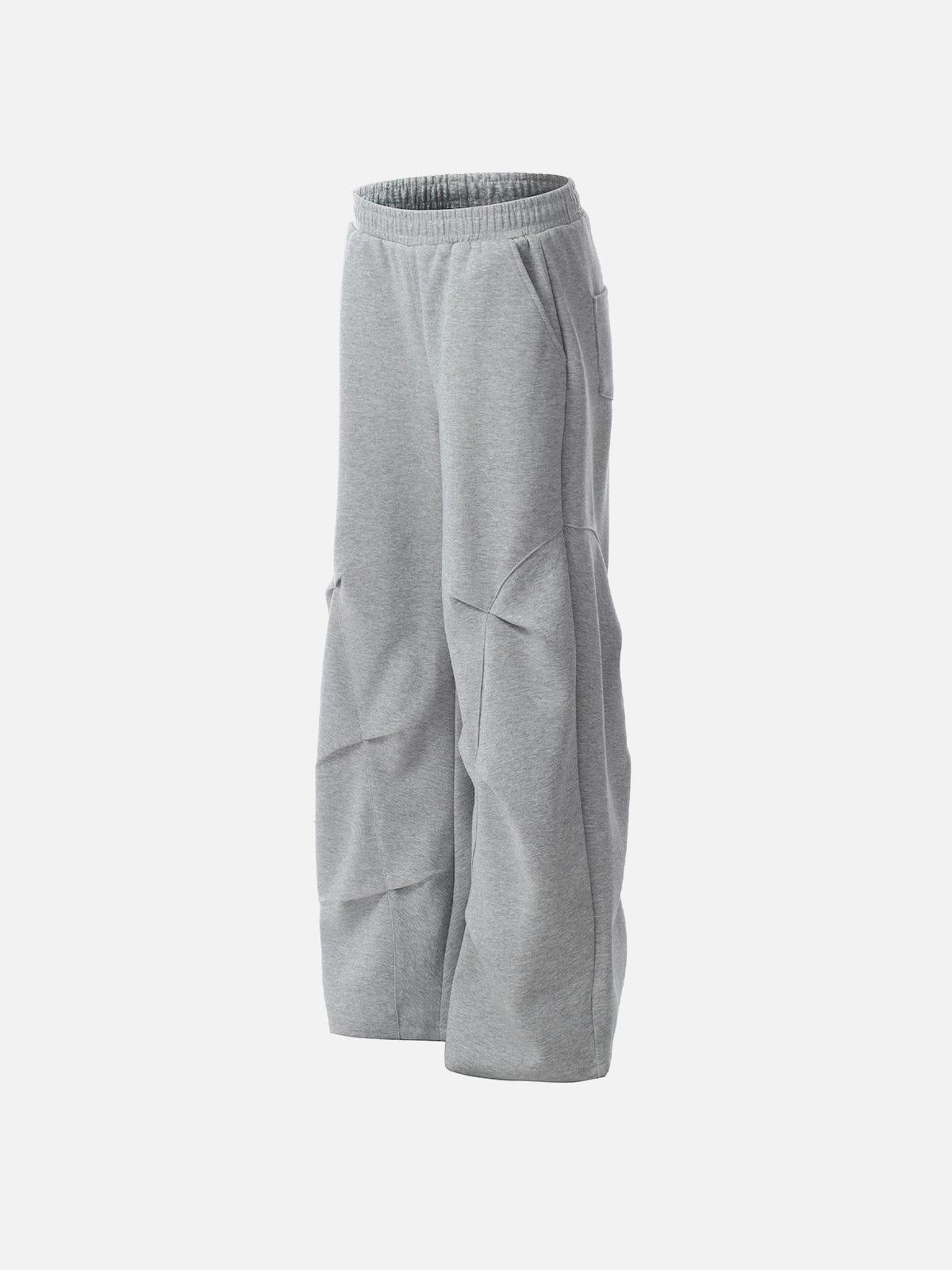 Aelfric Eden Solid Wrinkle Patchwork Sweatpants Product Image