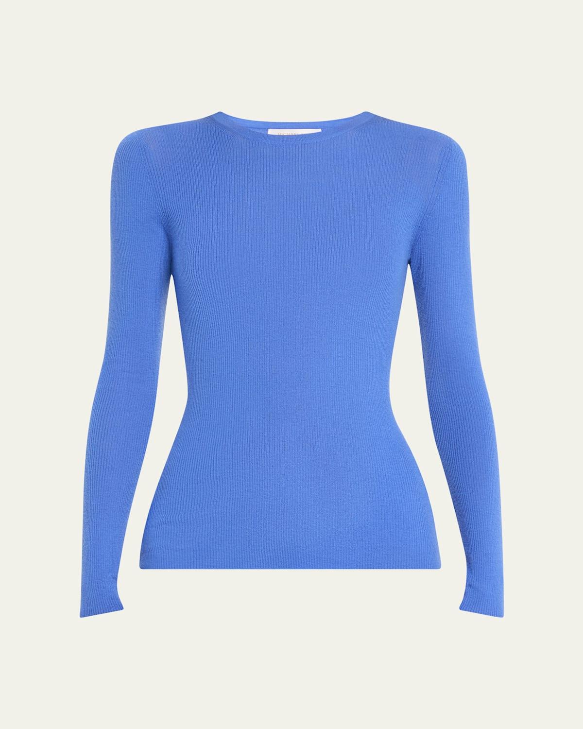 Womens Hutton Ribbed Cashmere Sweater Product Image