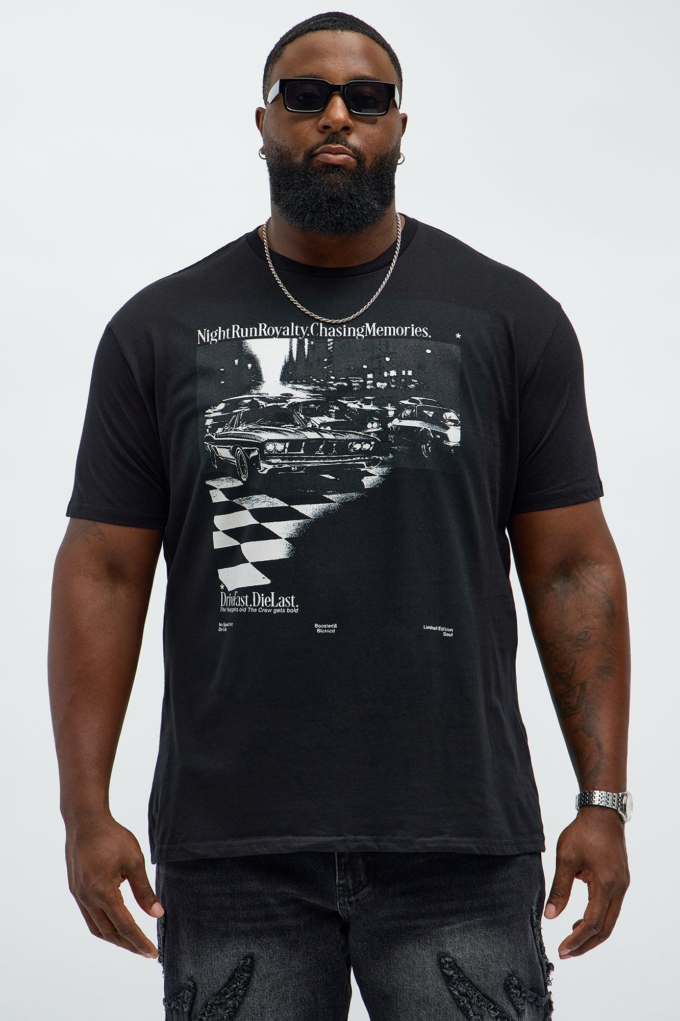 Chasing Memories Short Sleeve Tee - Black Male Product Image