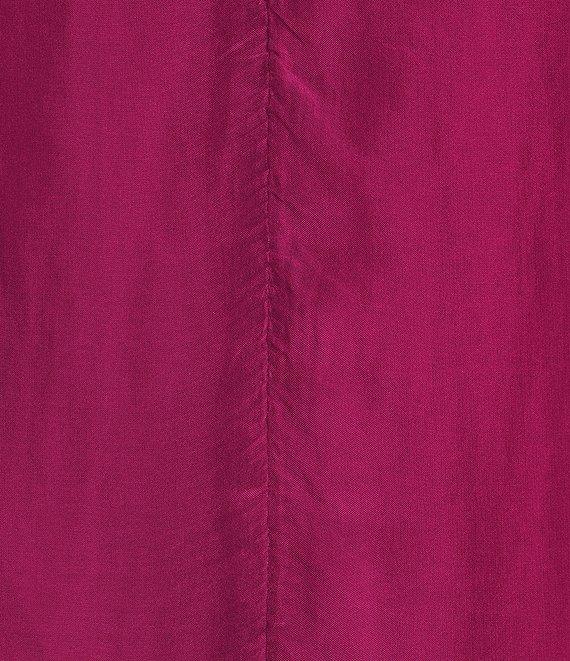 M Made in Italy Silky Scoop Neck Elbow Sleeve Hi-Lo Top Product Image