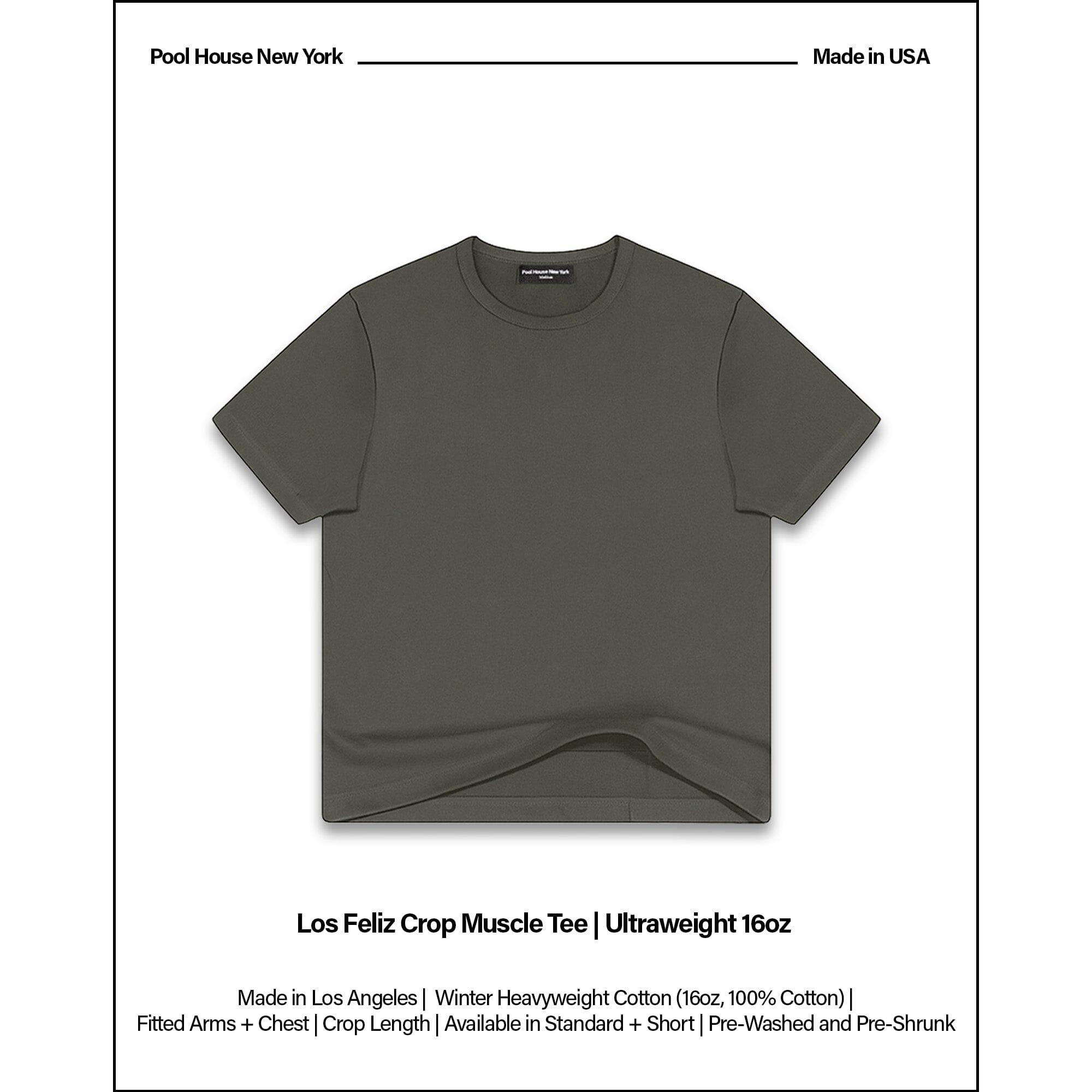 Los Feliz Crop Muscle Tee II | Ultraweight | 16oz Male Product Image
