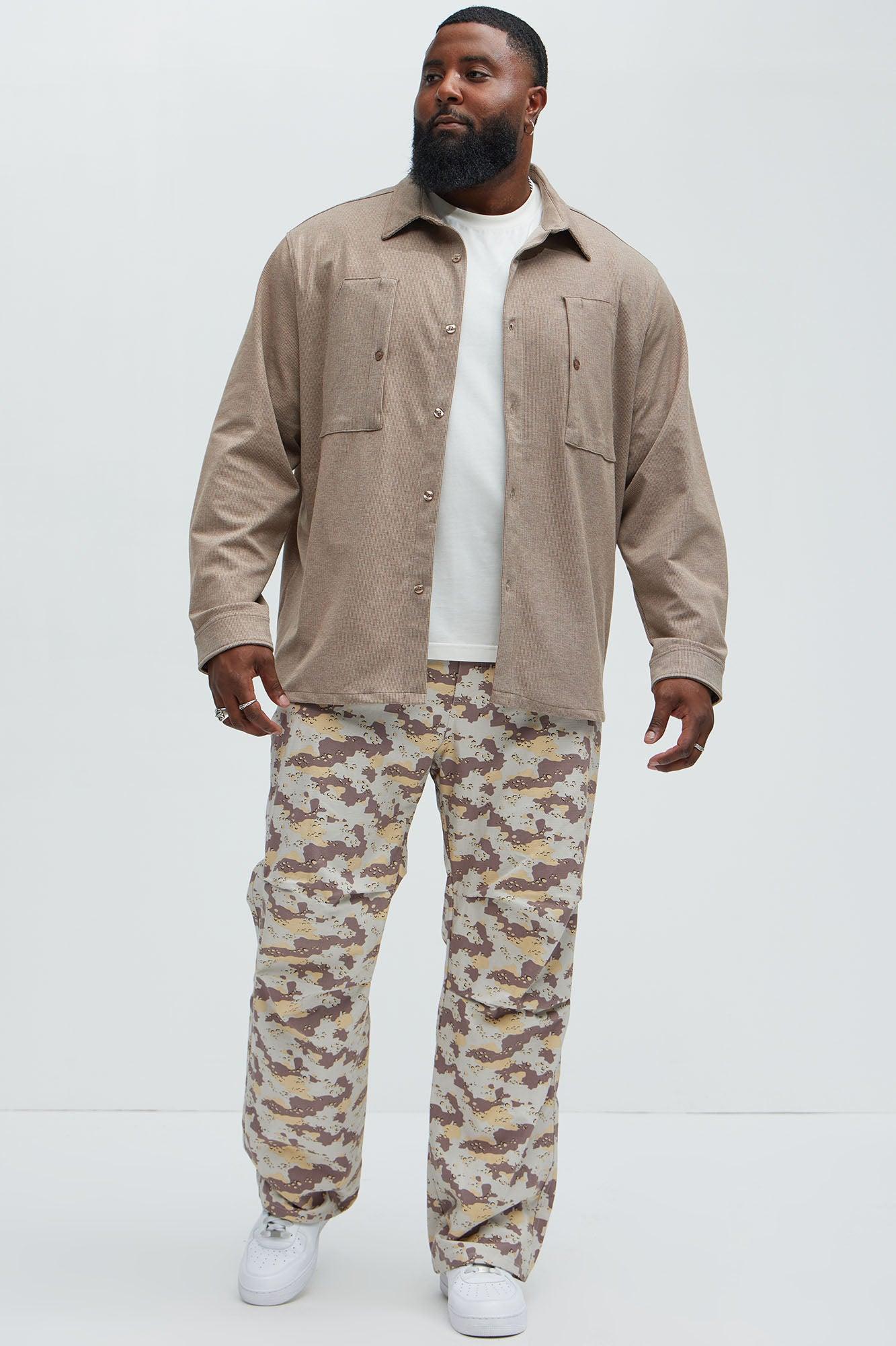 Clayton Straight Camo Pants - Brown/combo Product Image