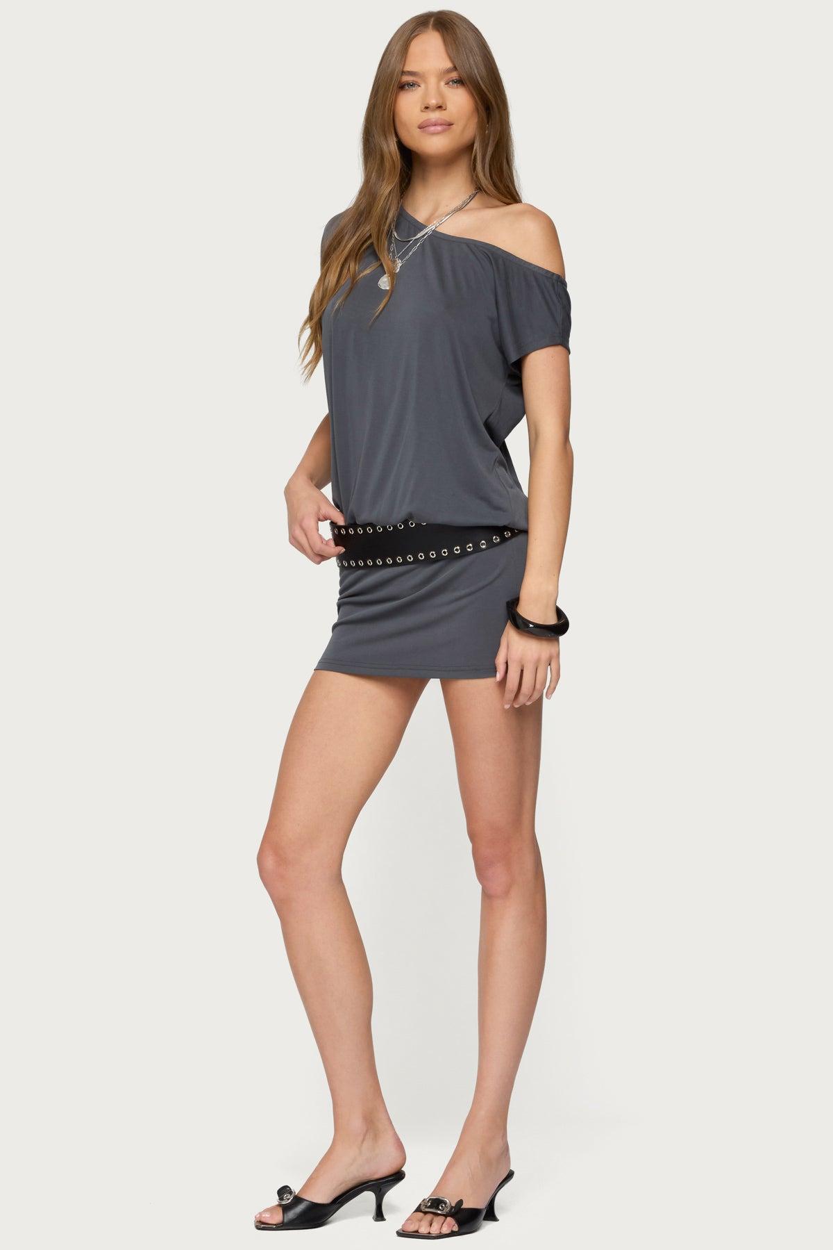 Sevie Off Shoulder Mini Dress Product Image