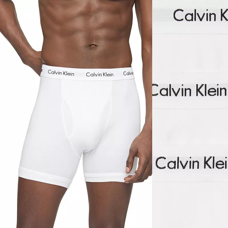 Calvin Klein Cotton Stretch Moisture Wicking Boxer Briefs, Pack of 3 Product Image