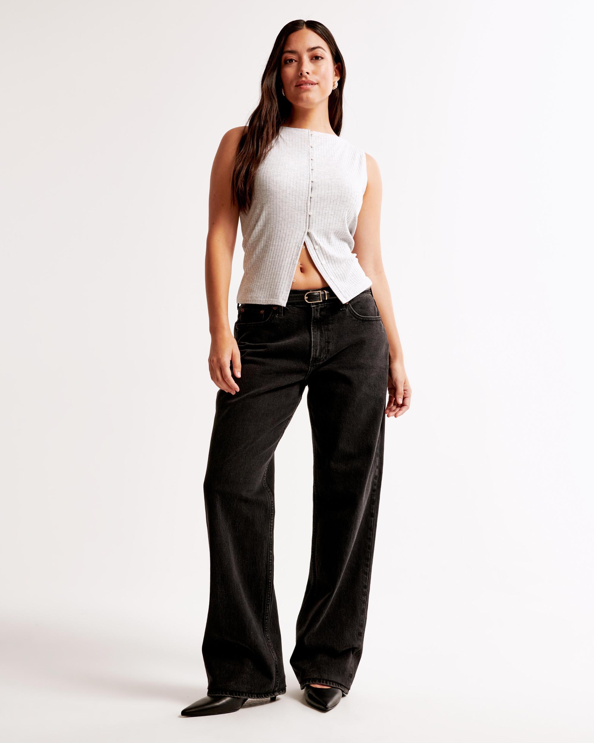 Curve Love Low Rise Baggy Jean Product Image