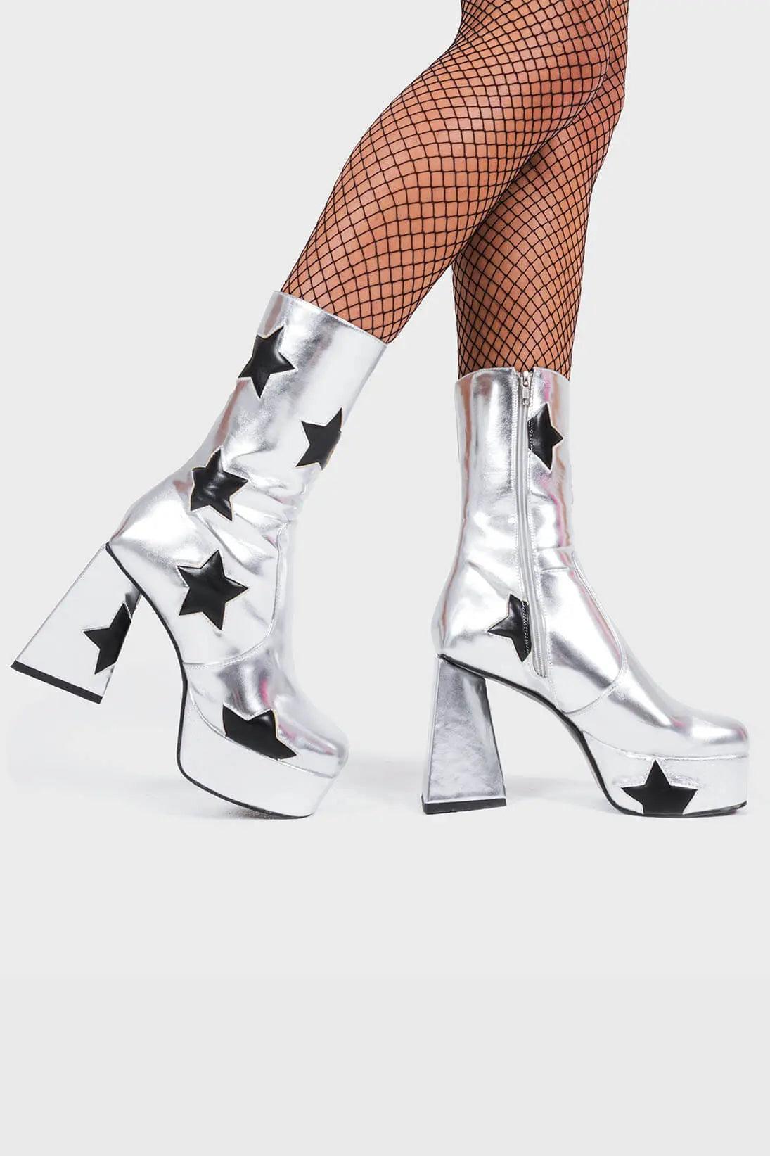 Seeking Stars Platform Ankle Boots Product Image