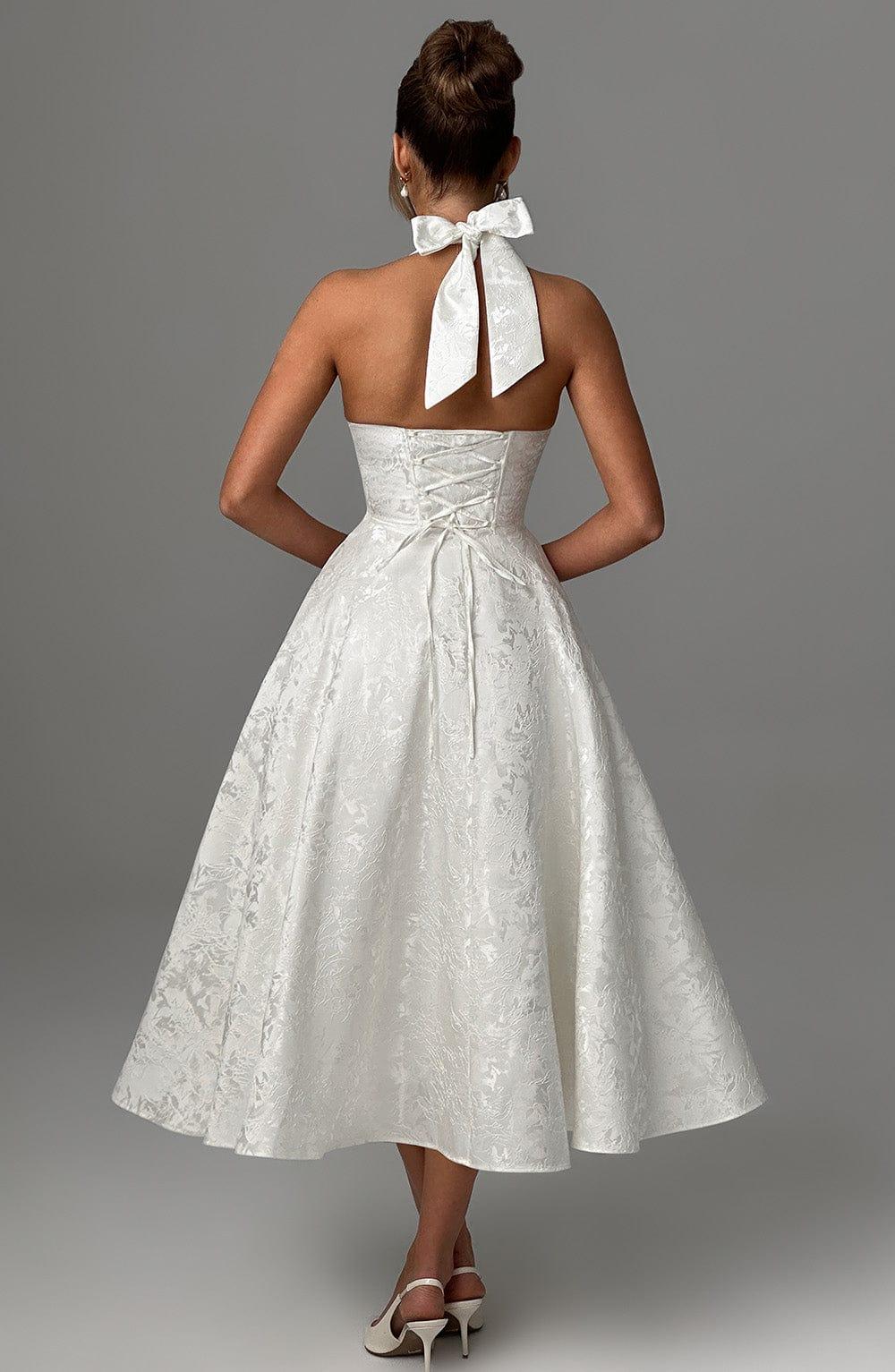 Effie Midi Dress - Ivory Product Image